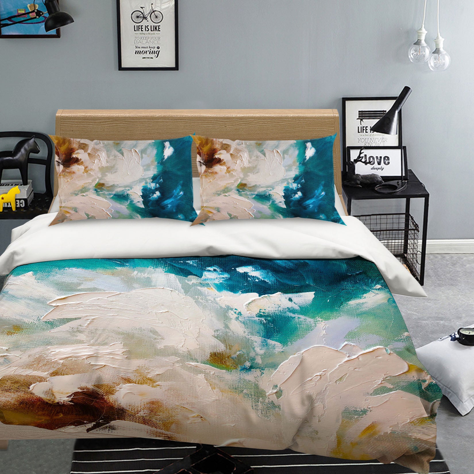 3D White Pigment 617 Skromova Marina Bedding Bed Pillowcases Quilt