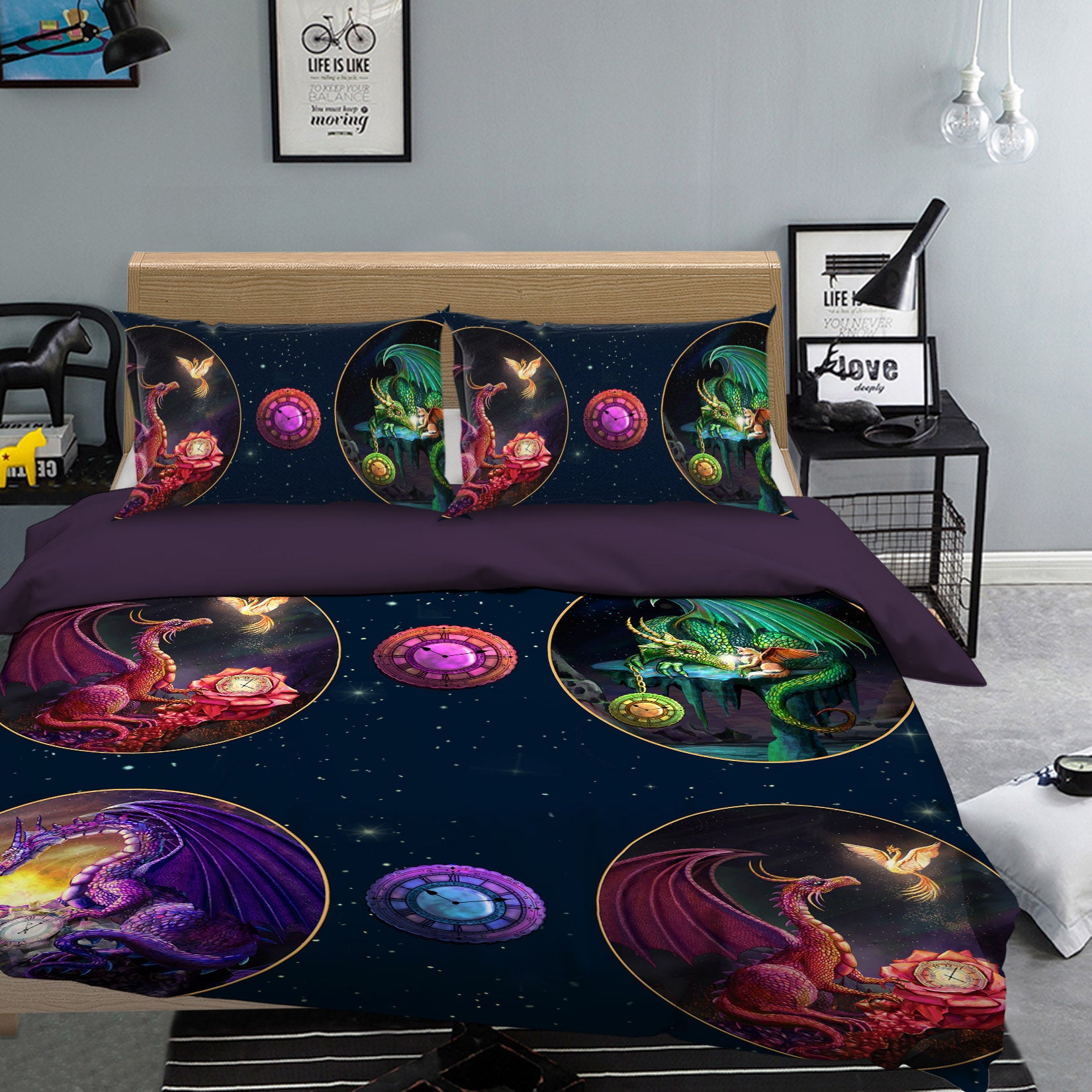 3D Dinosaur Eggs 109 Rose Catherine Khan Bedding Bed Pillowcases Quilt