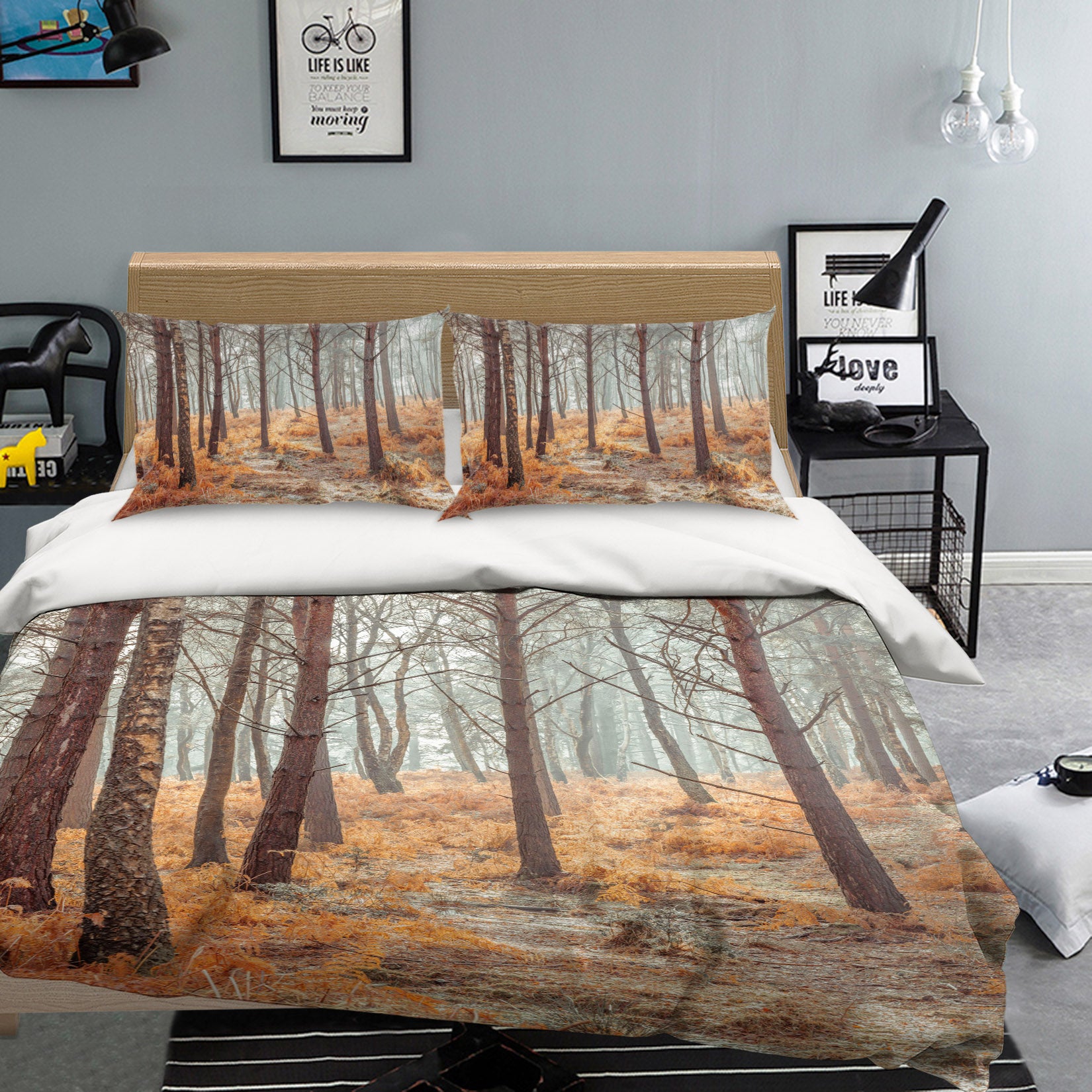 3D Trunk Tree 7237 Assaf Frank Bedding Bed Pillowcases Quilt Cover Duvet Cover
