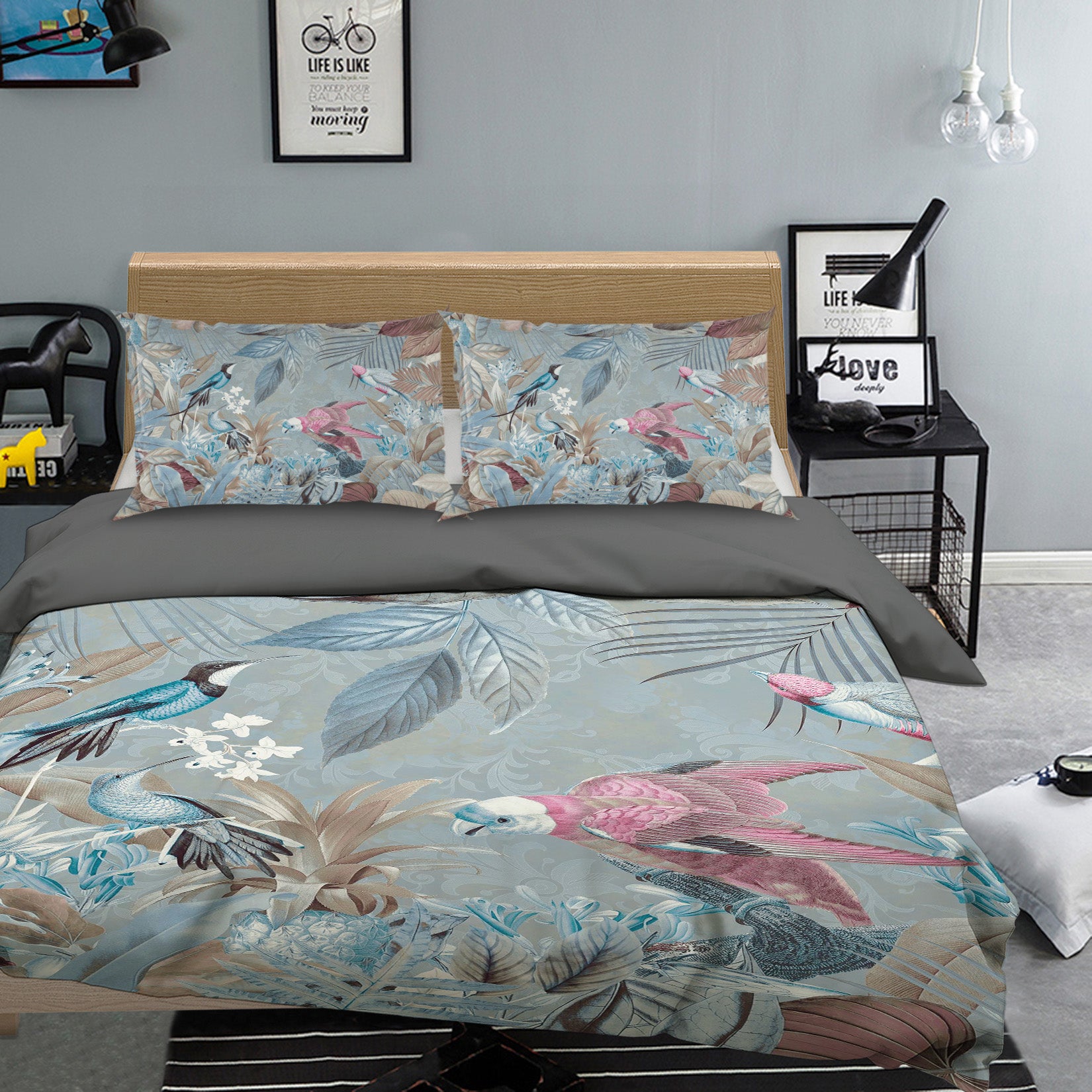 3D Bird Garden 125 Andrea haase Bedding Bed Pillowcases Quilt