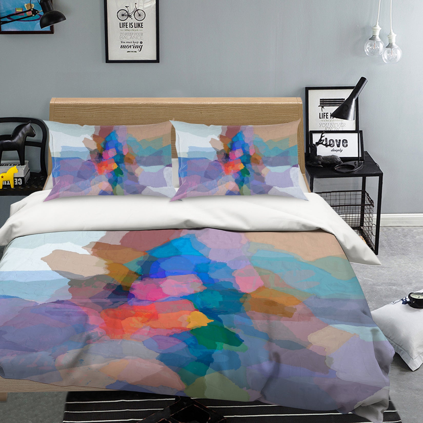 3D Abstract Pattern 1004 Michael Tienhaara Bedding Bed Pillowcases Quilt