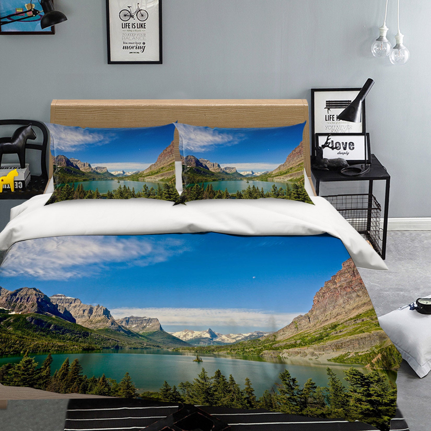 3D Landscape Grove 8670 Kathy Barefield Bedding Bed Pillowcases Quilt