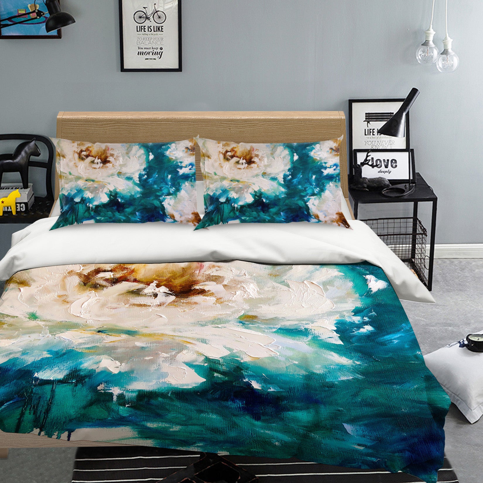 3D Paint Flower 611 Skromova Marina Bedding Bed Pillowcases Quilt