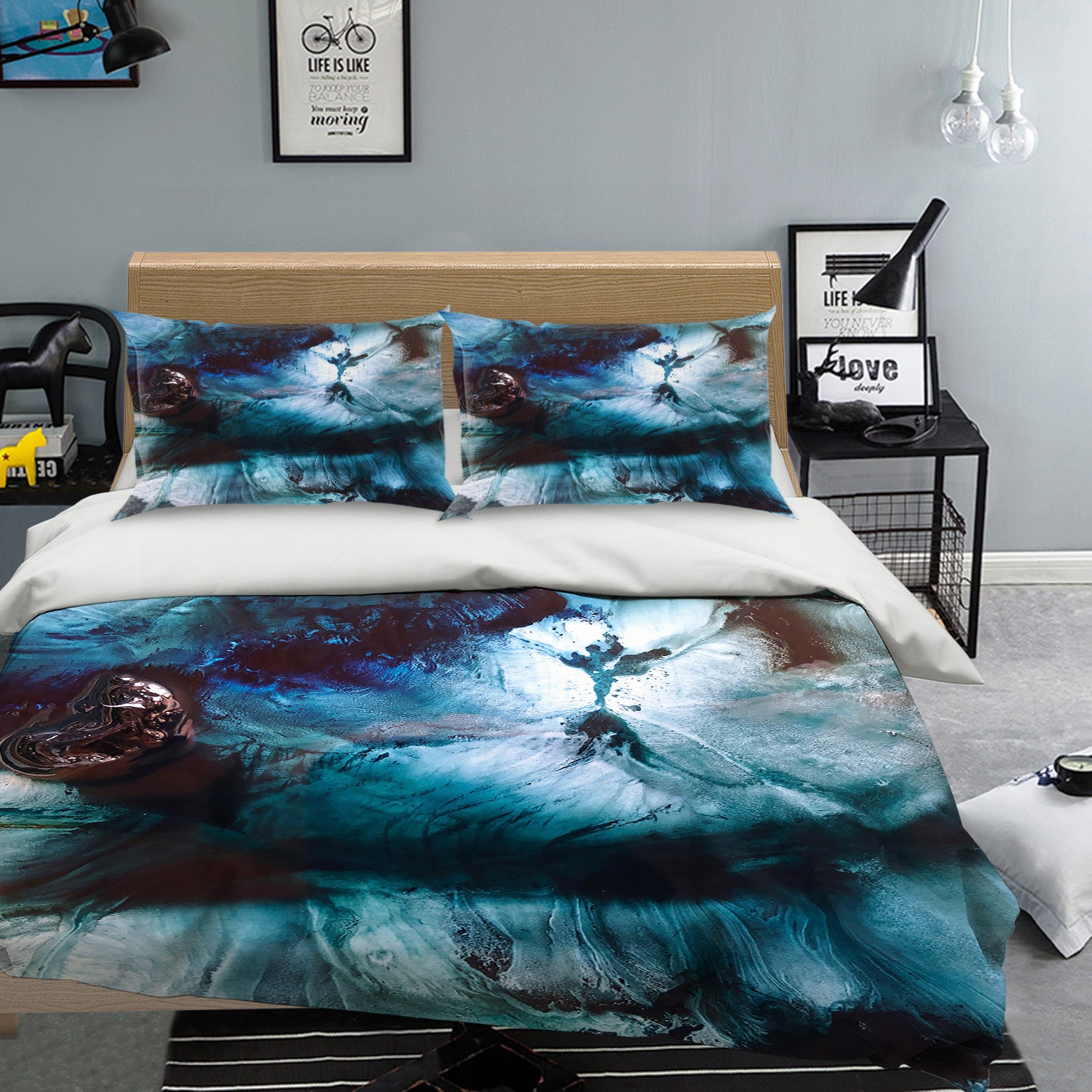 3D Dark Texture 477 Skromova Marina Bedding Bed Pillowcases Quilt