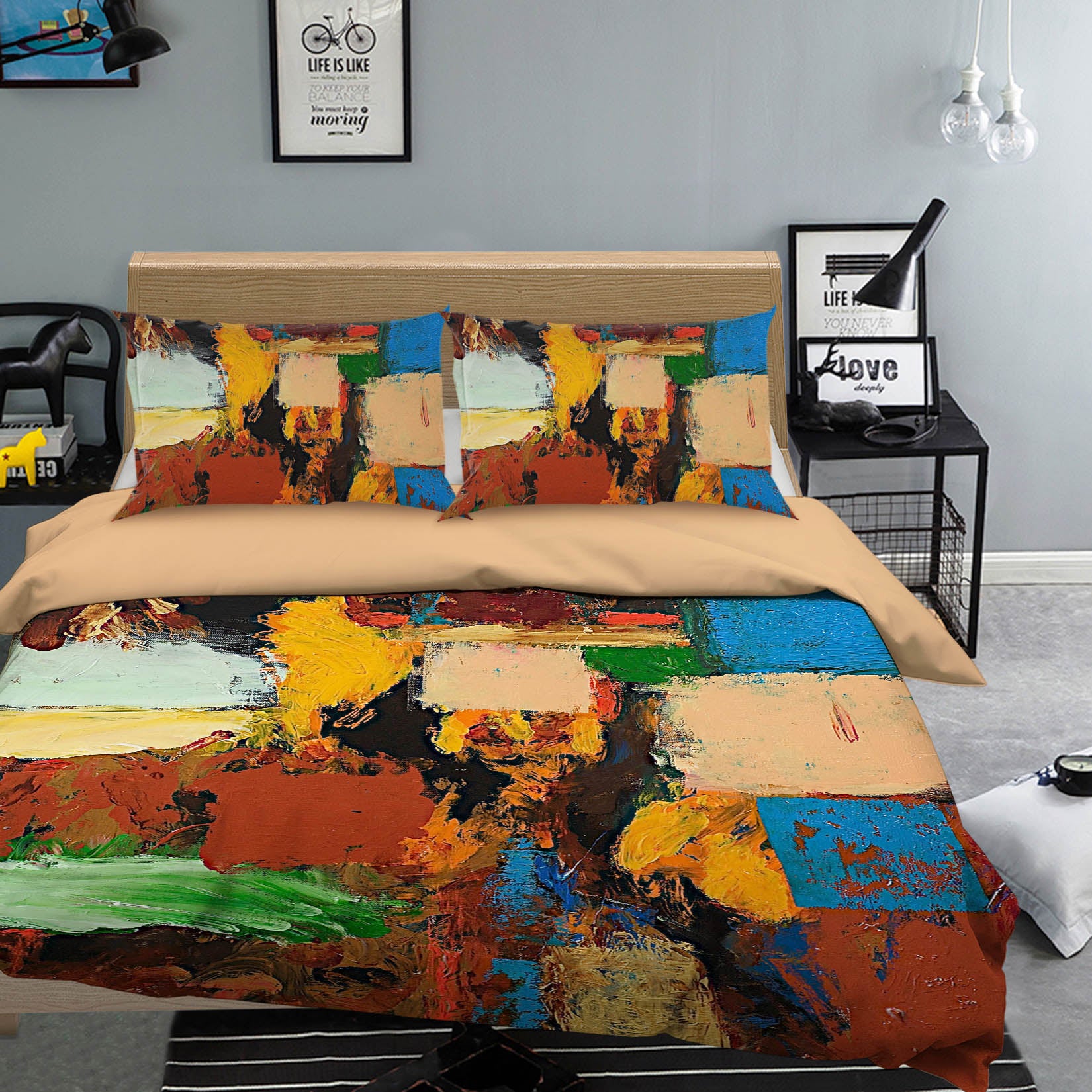 3D Color Oil Painting 106 Allan P. Friedlander Bedding Bed Pillowcases Quilt