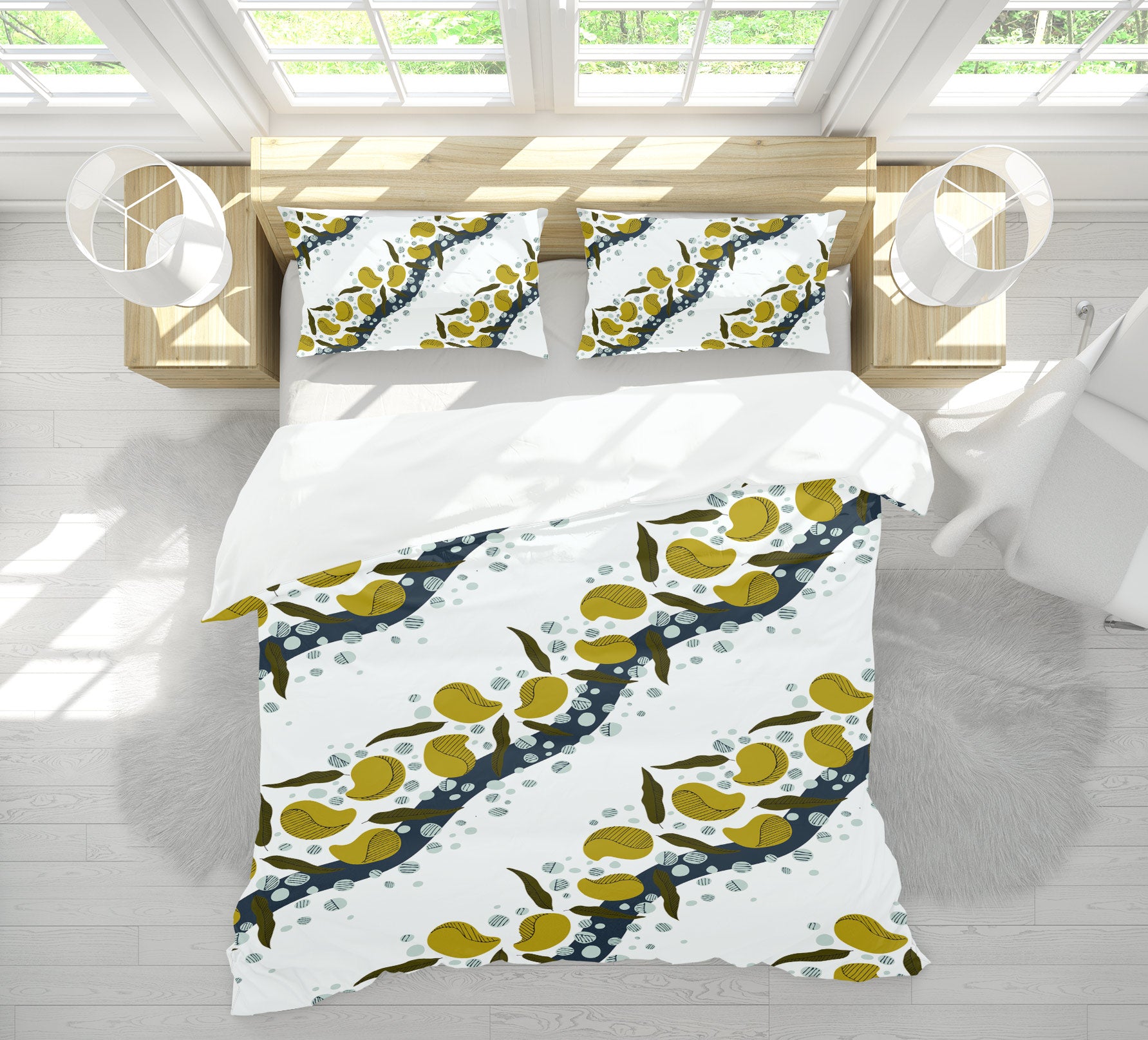 3D Beans Pattern 109147 Kashmira Jayaprakash Bedding Bed Pillowcases Quilt