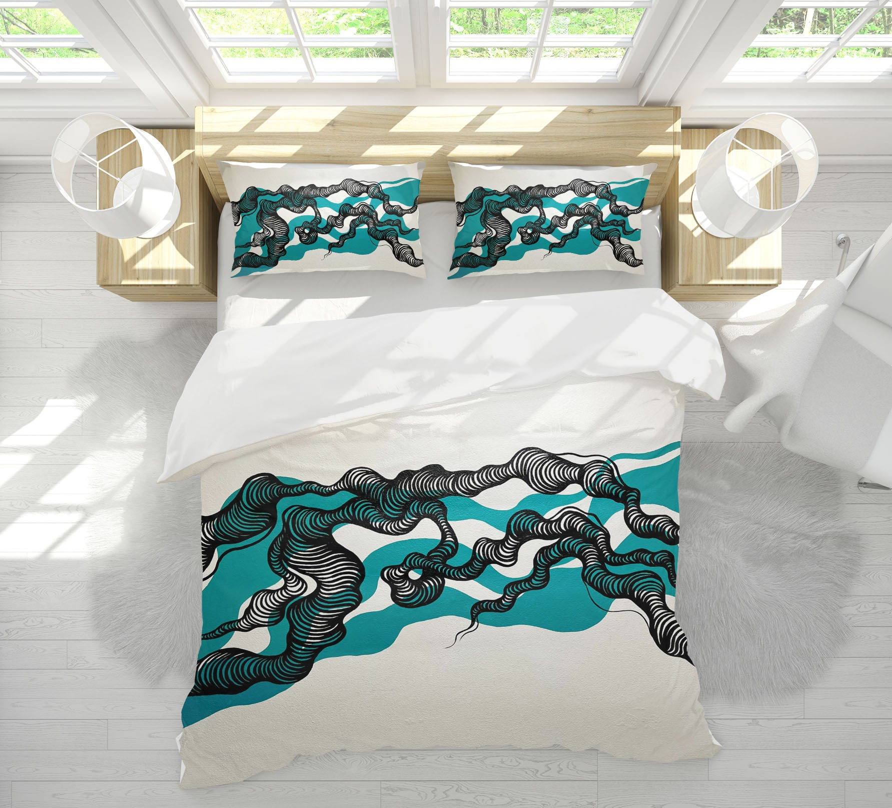 3D Black Texture 3033 Jacqueline Reynoso Bedding Bed Pillowcases Quilt Cover Duvet Cover