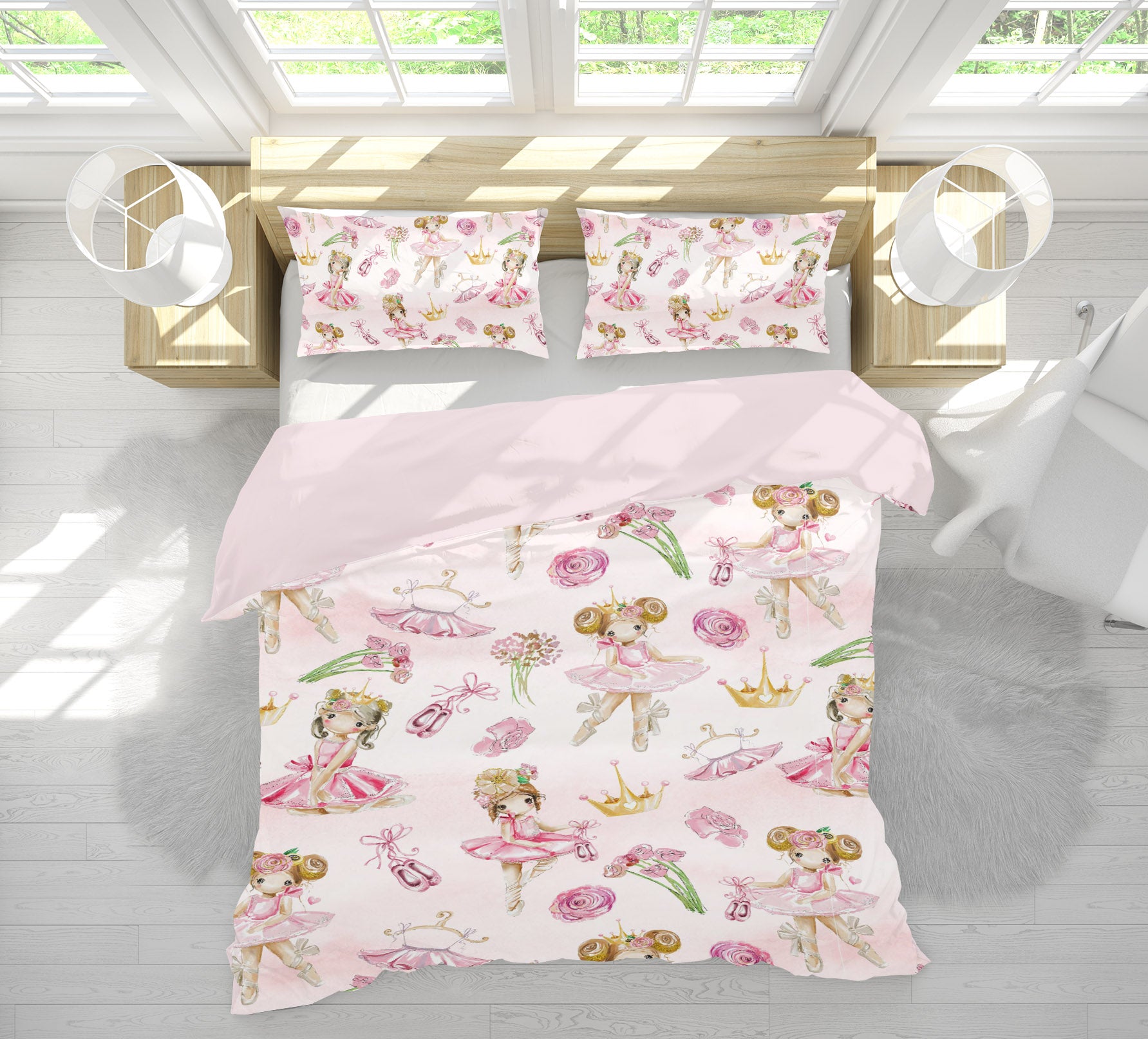 3D Pink Ballet Skirt 216 Uta Naumann Bedding Bed Pillowcases Quilt