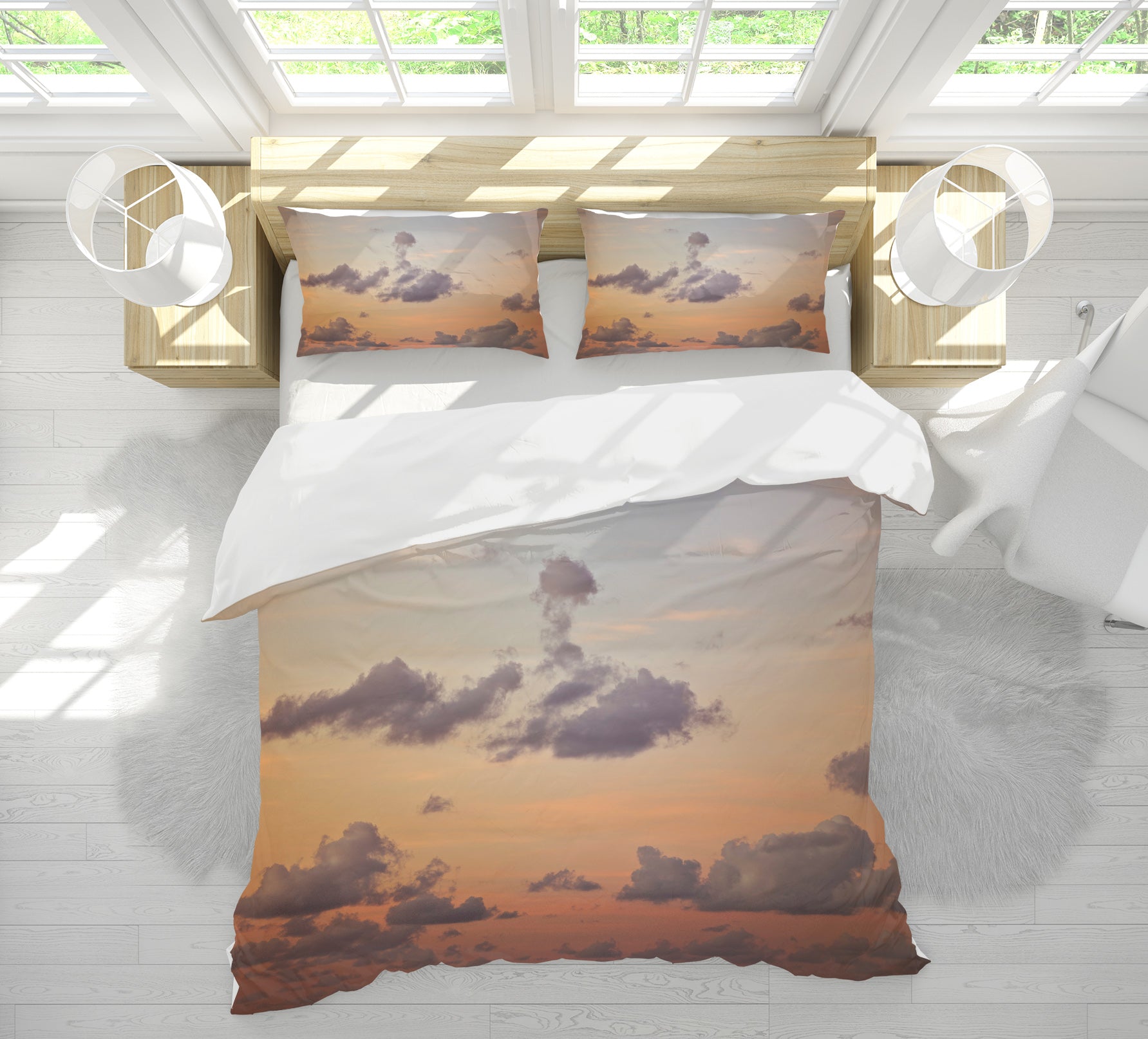 3D Sky Clouds 8584 Assaf Frank Bedding Bed Pillowcases Quilt