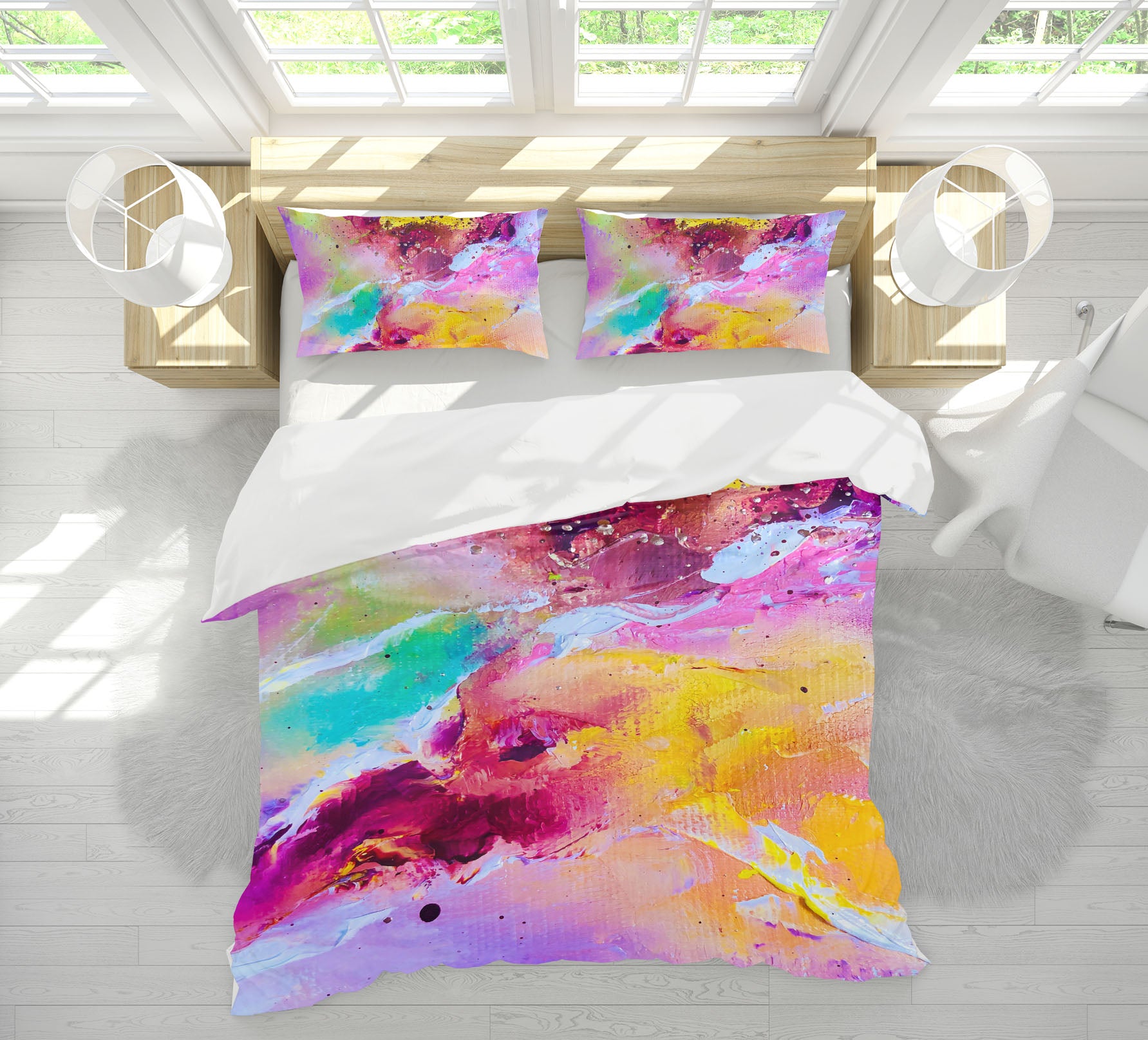 3D Colorful Watercolor 628 Skromova Marina Bedding Bed Pillowcases Quilt
