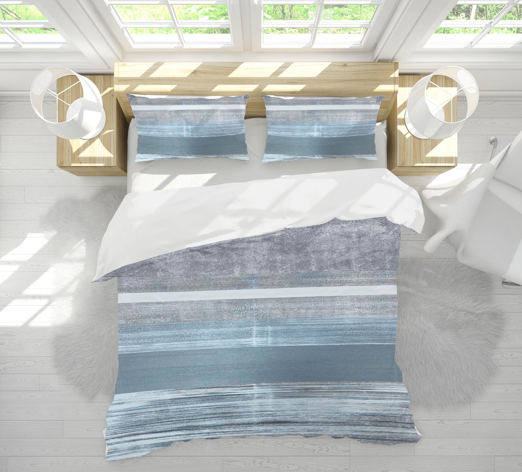 3D Strip Drawing 3150 Skromova Marina Bedding Bed Pillowcases Quilt Cover Duvet Cover