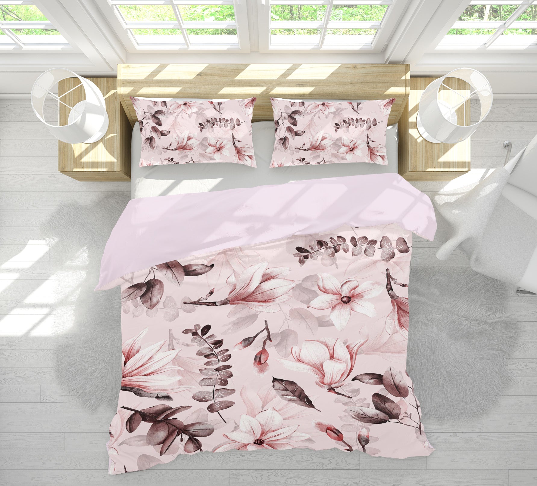 3D Red Lily 080 Uta Naumann Bedding Bed Pillowcases Quilt