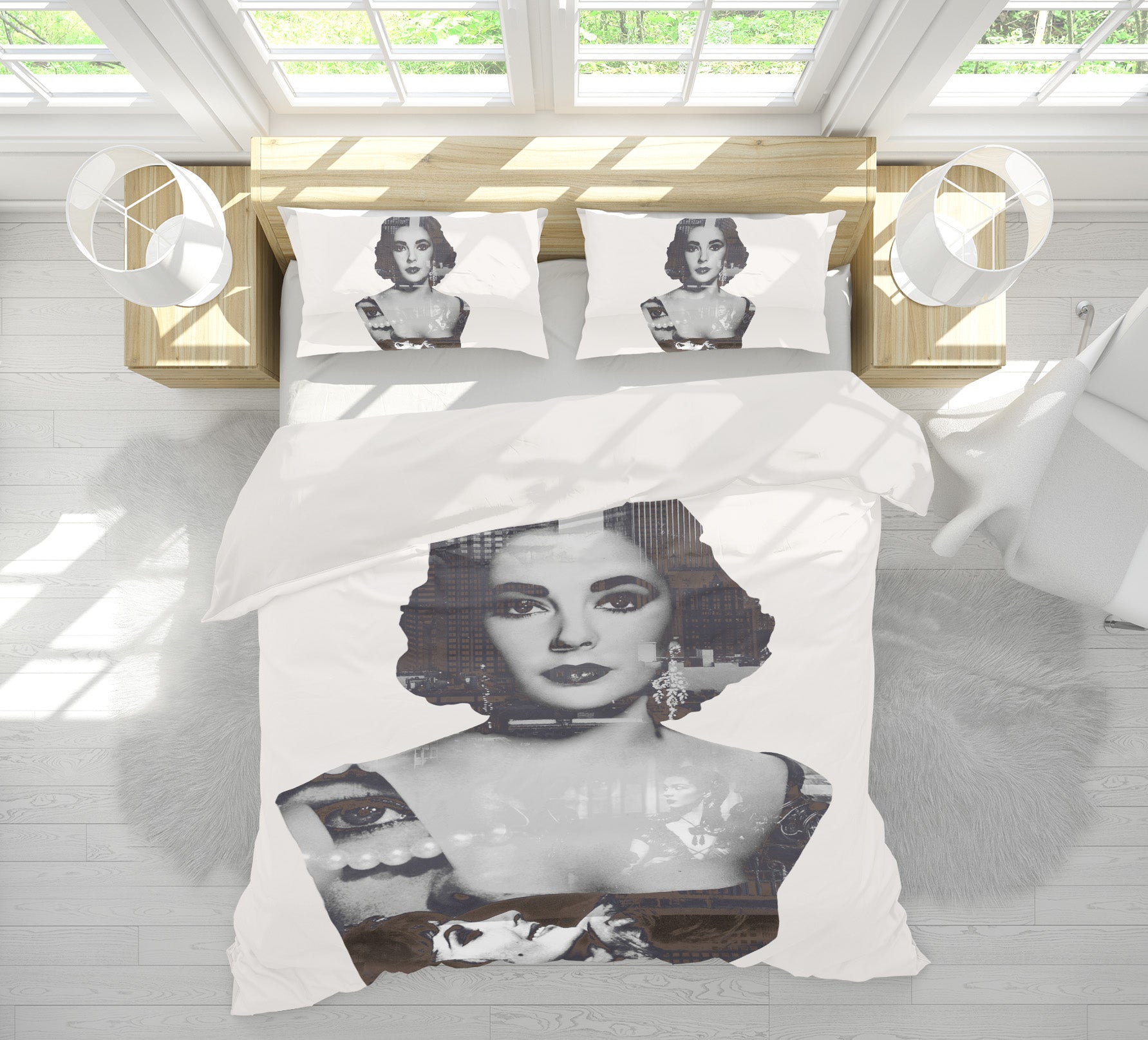 3D Curly Girl 2004 Marco Cavazzana Bedding Bed Pillowcases Quilt