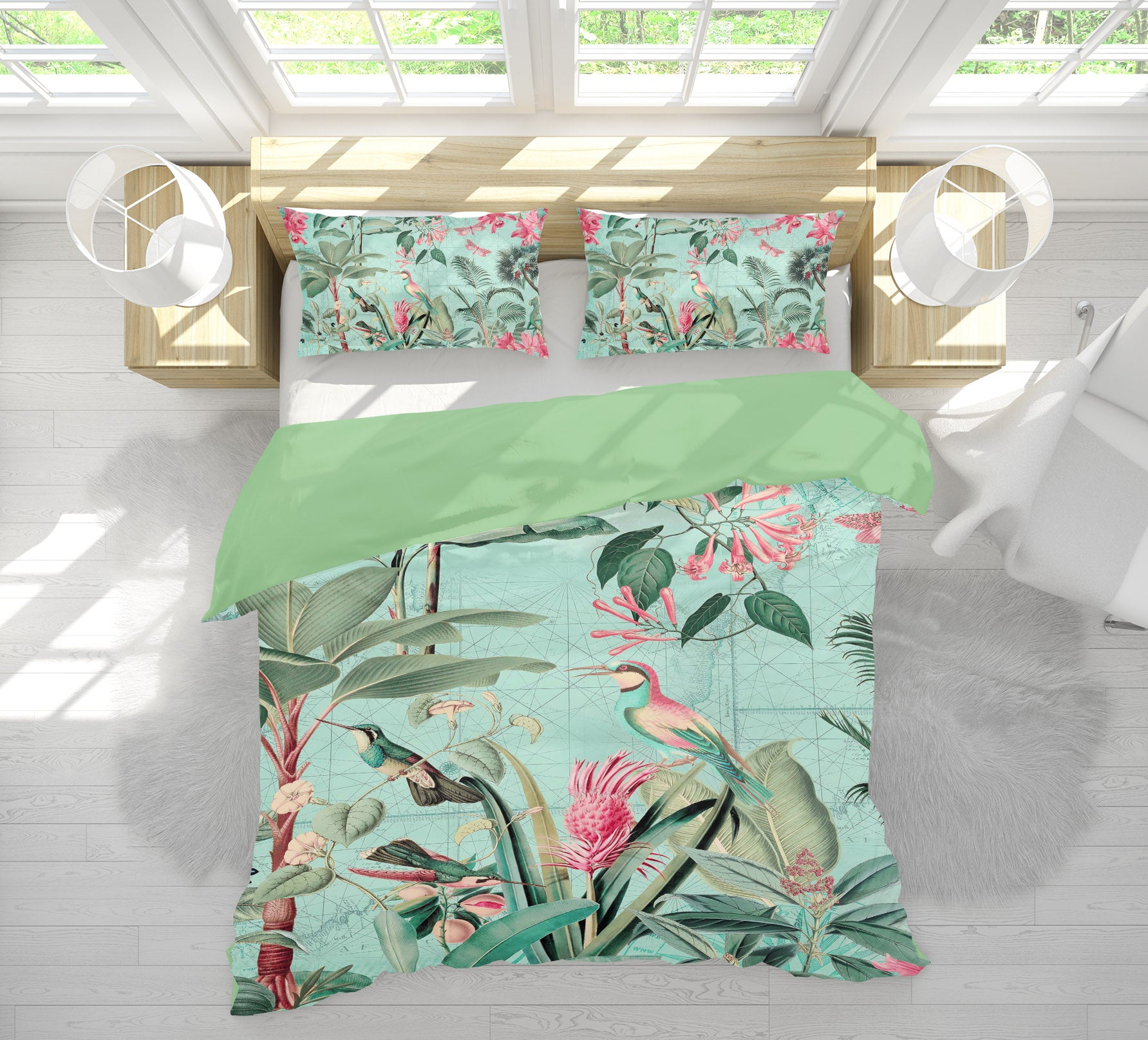 3D Happy Forest 127 Andrea haase Bedding Bed Pillowcases Quilt