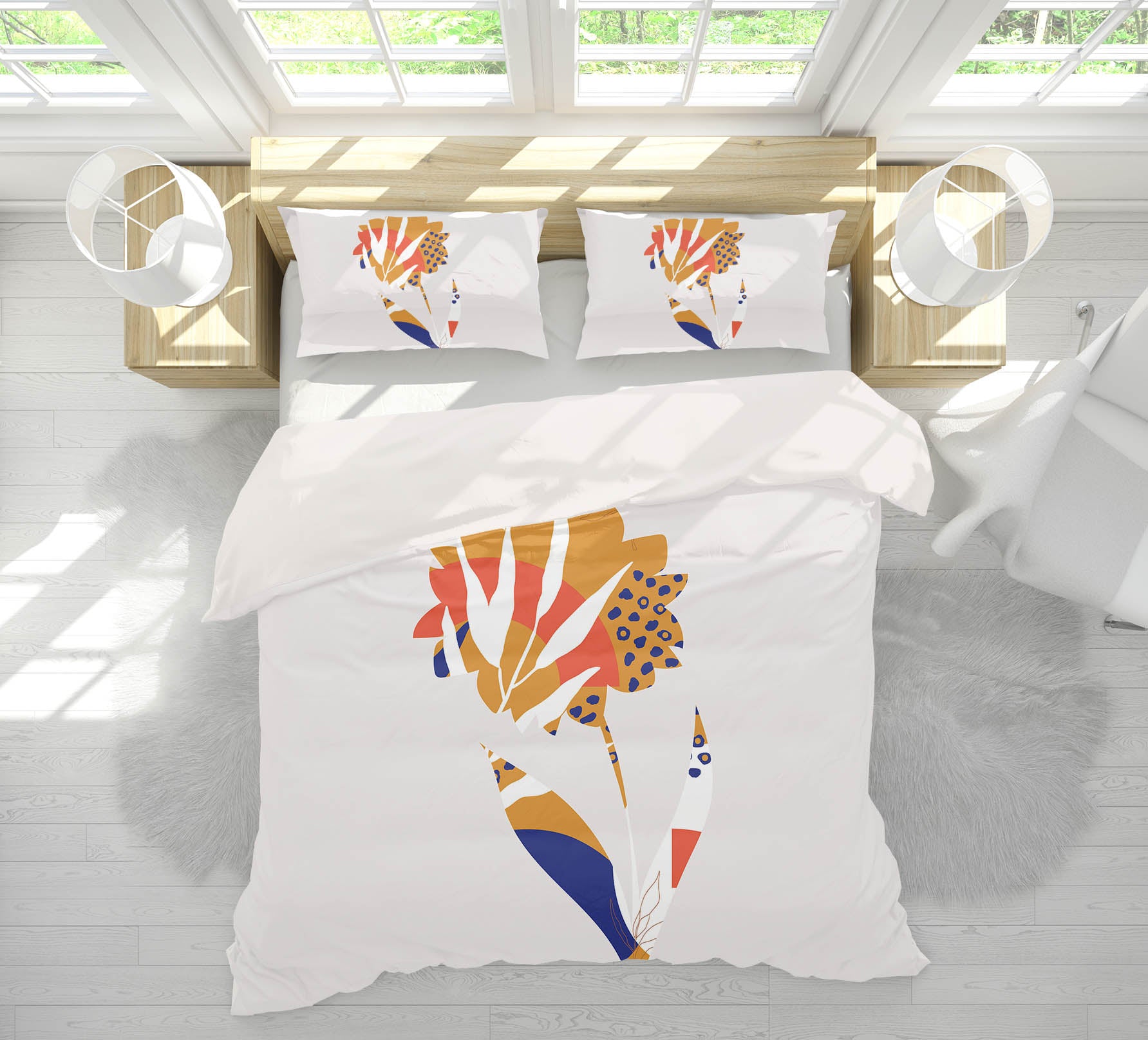 3D Flower Shape 205 Boris Draschoff Bedding Bed Pillowcases Quilt