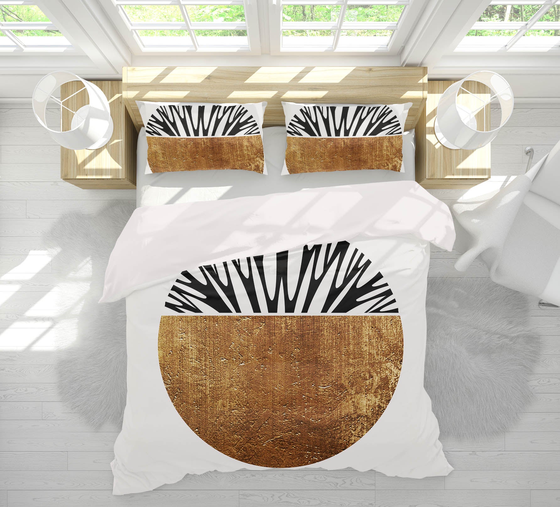 3D Round Tree 107 Boris Draschoff Bedding Bed Pillowcases Quilt