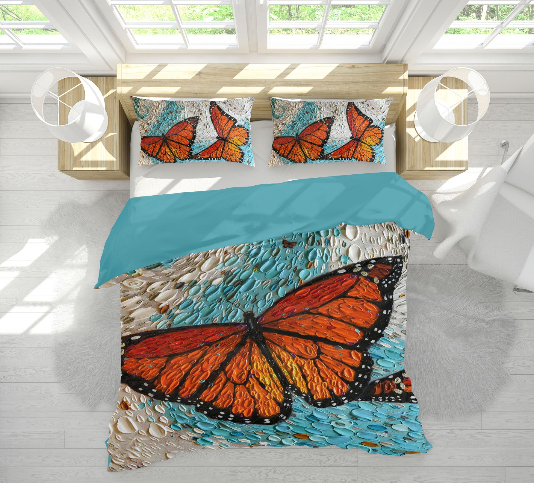 3D Butterfly 2125 Dena Tollefson bedding Bed Pillowcases Quilt