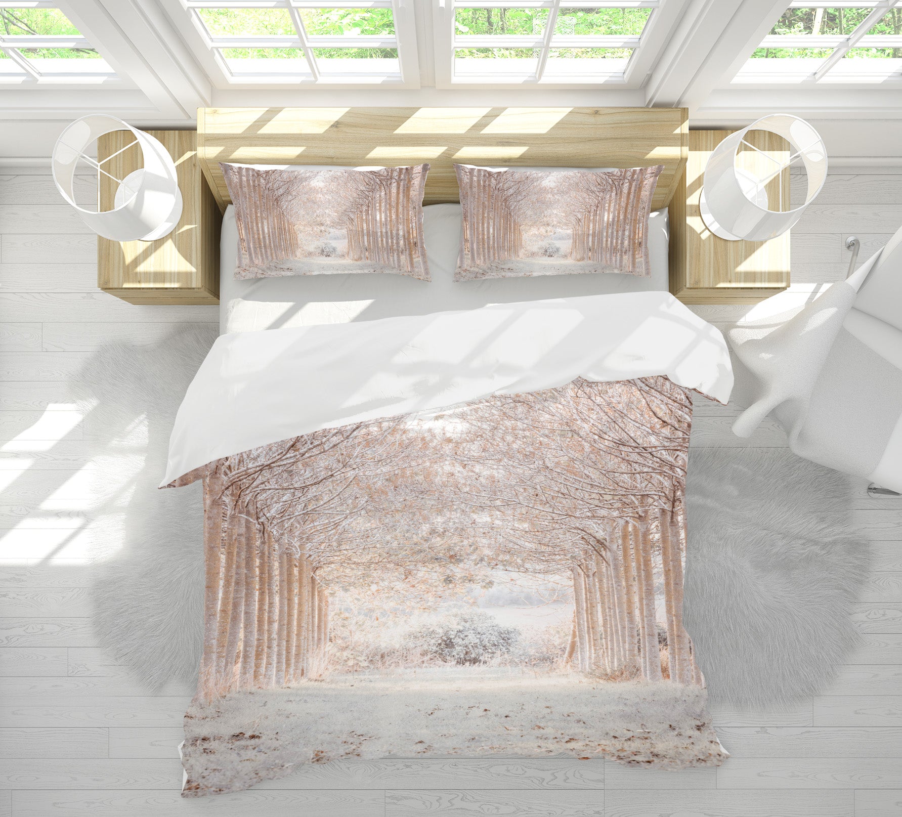 3D Snowflake Forest 7136 Assaf Frank Bedding Bed Pillowcases Quilt Cover Duvet Cover