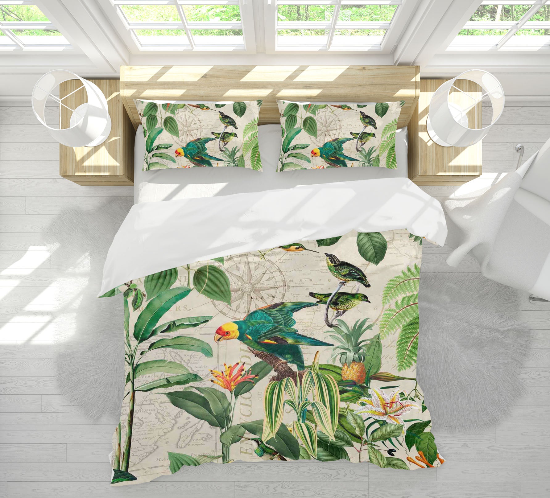 3D Kingdom Of Birds 2133 Andrea haase Bedding Bed Pillowcases Quilt