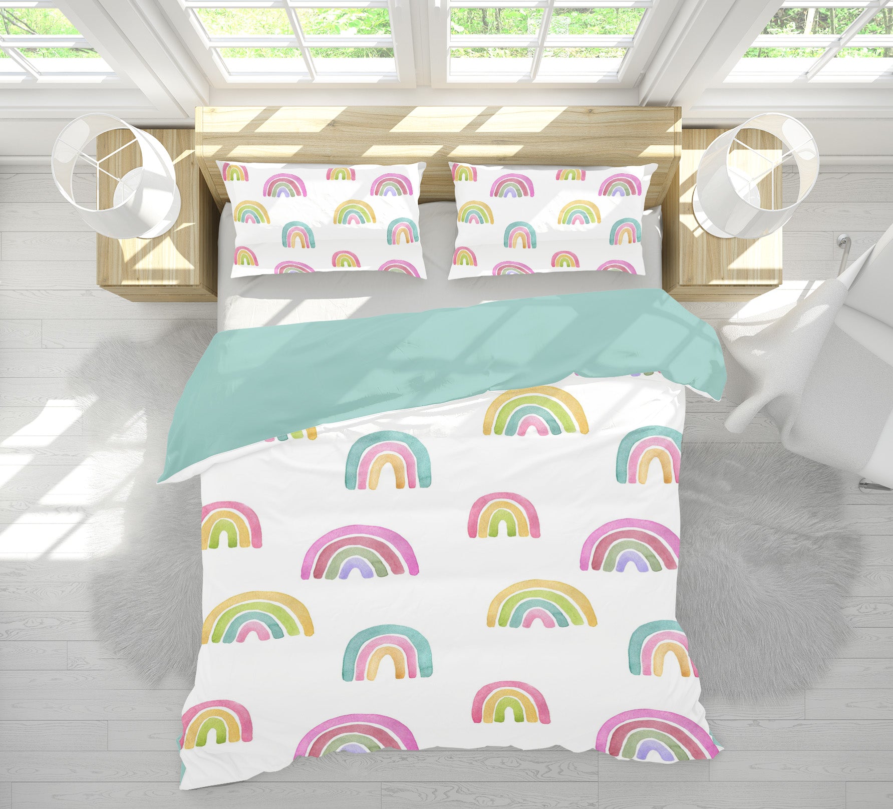 3D Rainbow Painting 206 Uta Naumann Bedding Bed Pillowcases Quilt