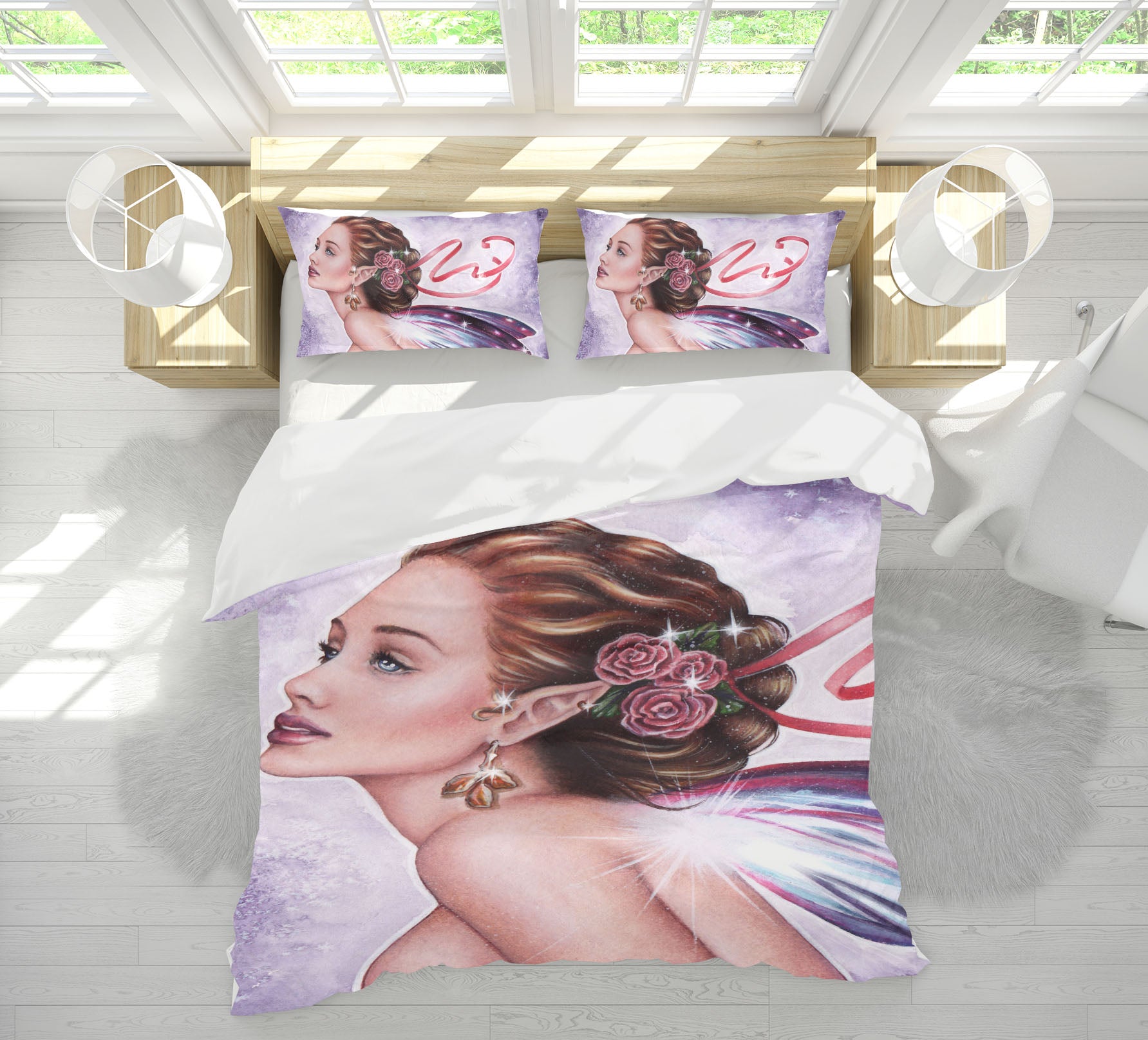 3D Woman Wings 8862 Brigid Ashwood Bedding Bed Pillowcases Quilt Cover Duvet Cover