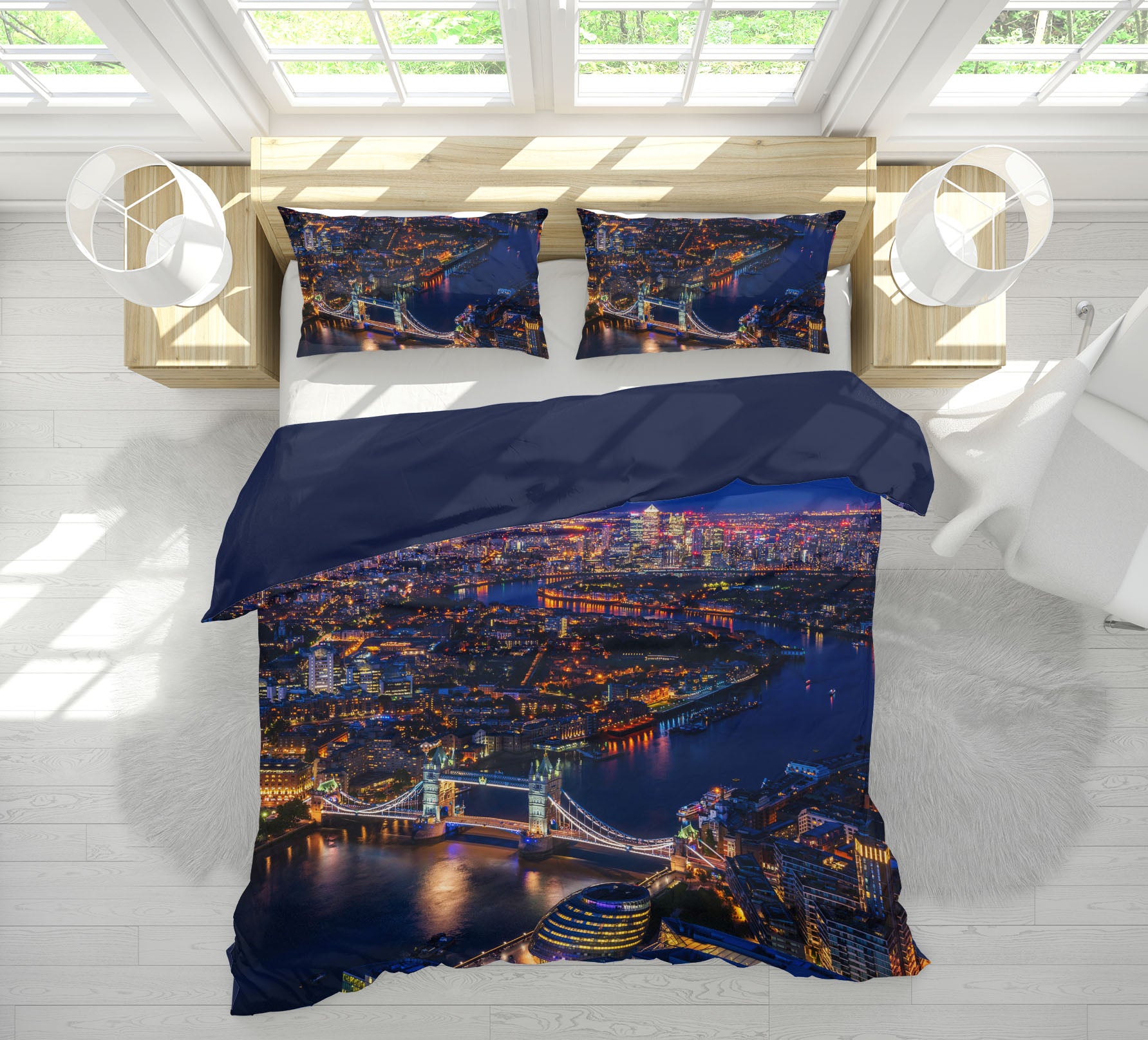 3D Night Lights 2103 Marco Carmassi Bedding Bed Pillowcases Quilt