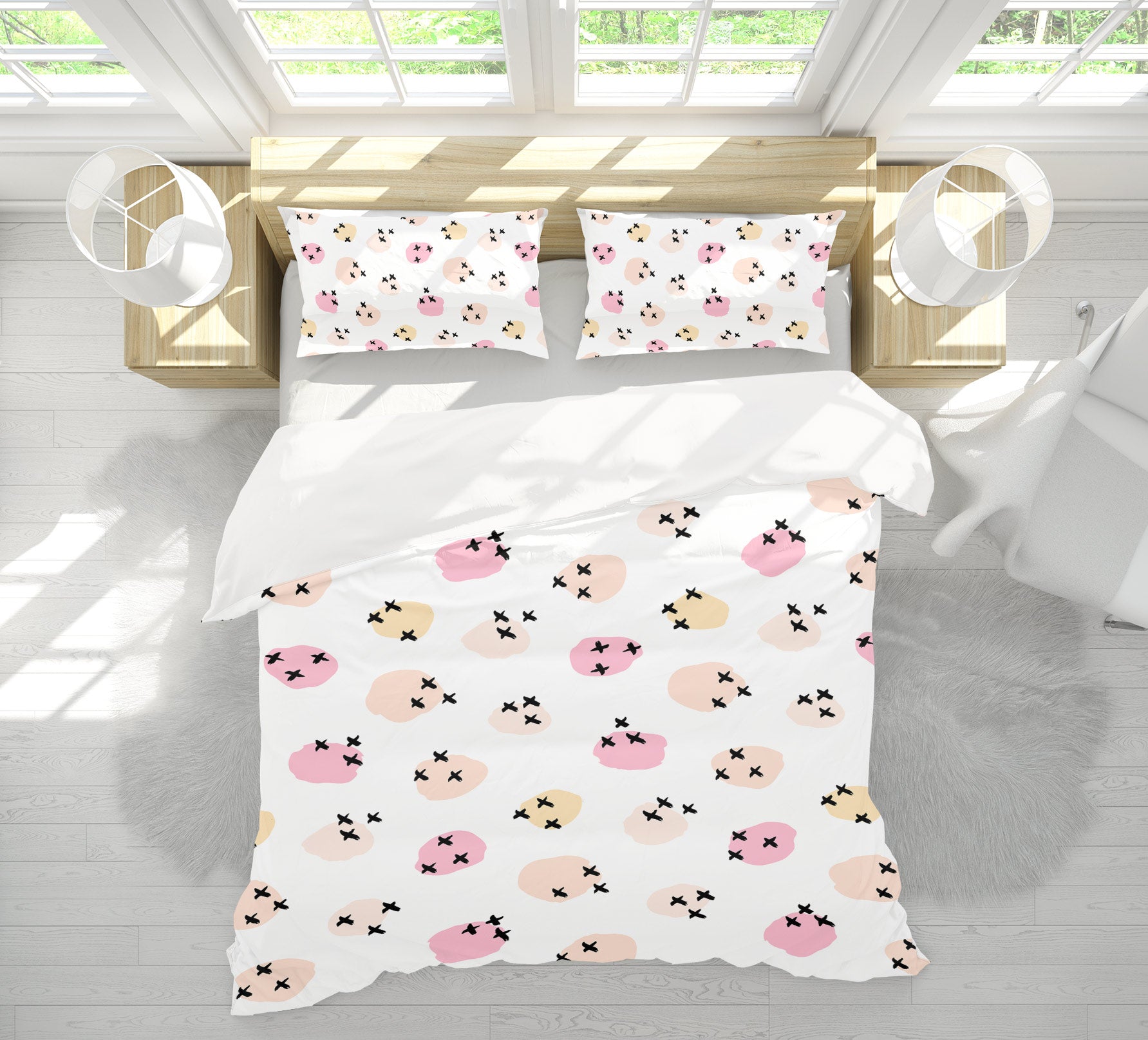 3D Pink Polka Dots 109167 Kashmira Jayaprakash Bedding Bed Pillowcases Quilt