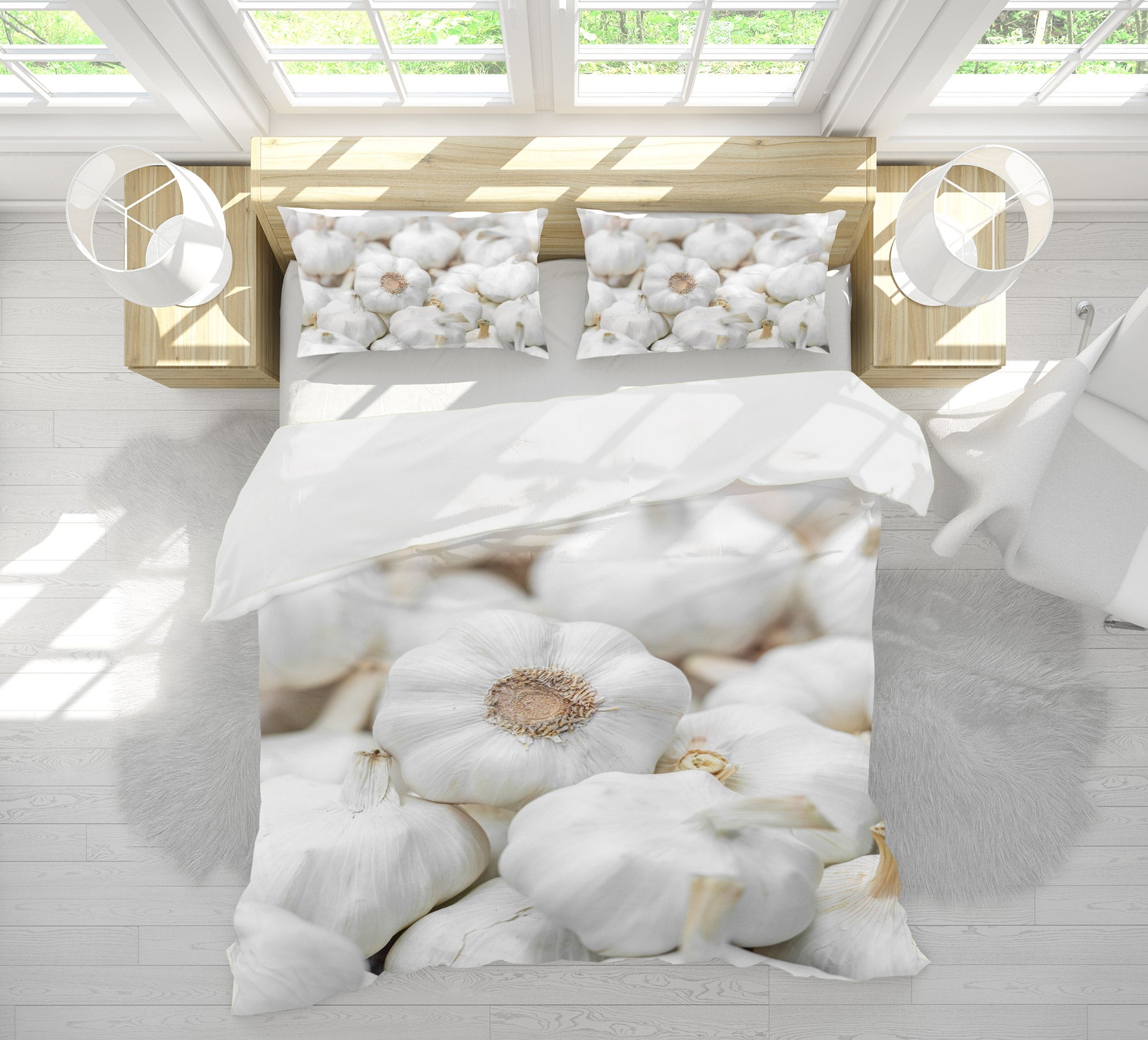 3D Kitchen Garlic 6949 Assaf Frank Bedding Bed Pillowcases Quilt Cover Duvet Cover