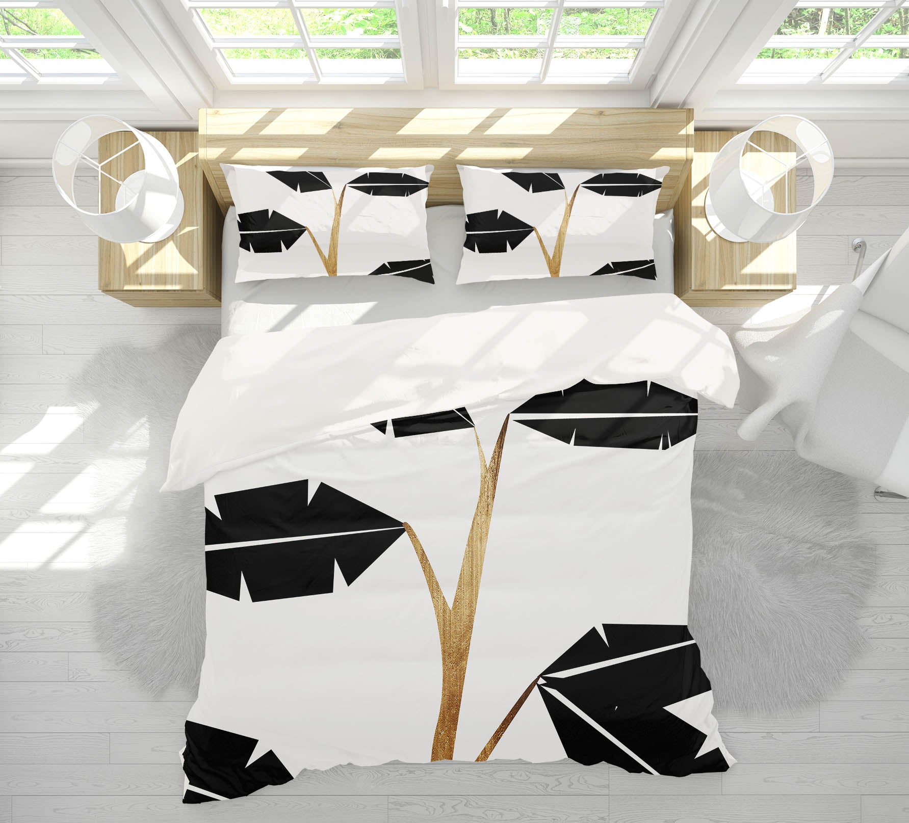 3D Leaf Pattern 111 Boris Draschoff Bedding Bed Pillowcases Quilt