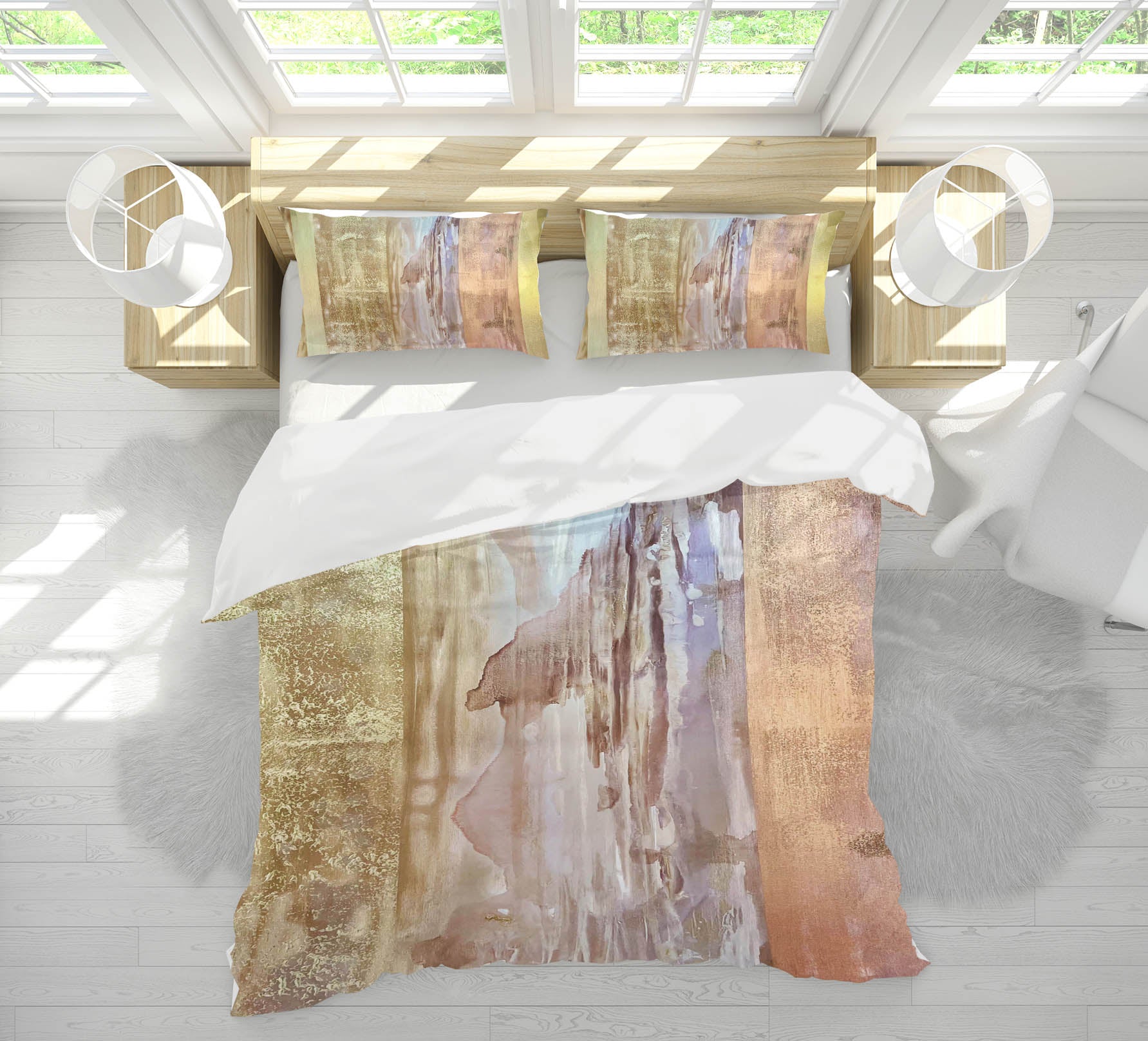 3D Yellow Paint 3132 Skromova Marina Bedding Bed Pillowcases Quilt Cover Duvet Cover