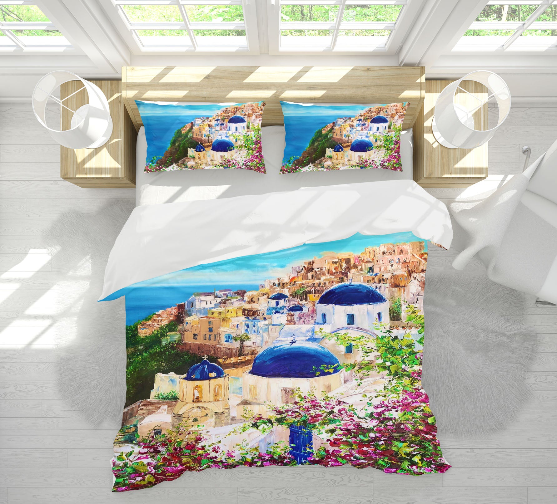 3D Ocean House Painting 622 Skromova Marina Bedding Bed Pillowcases Quilt