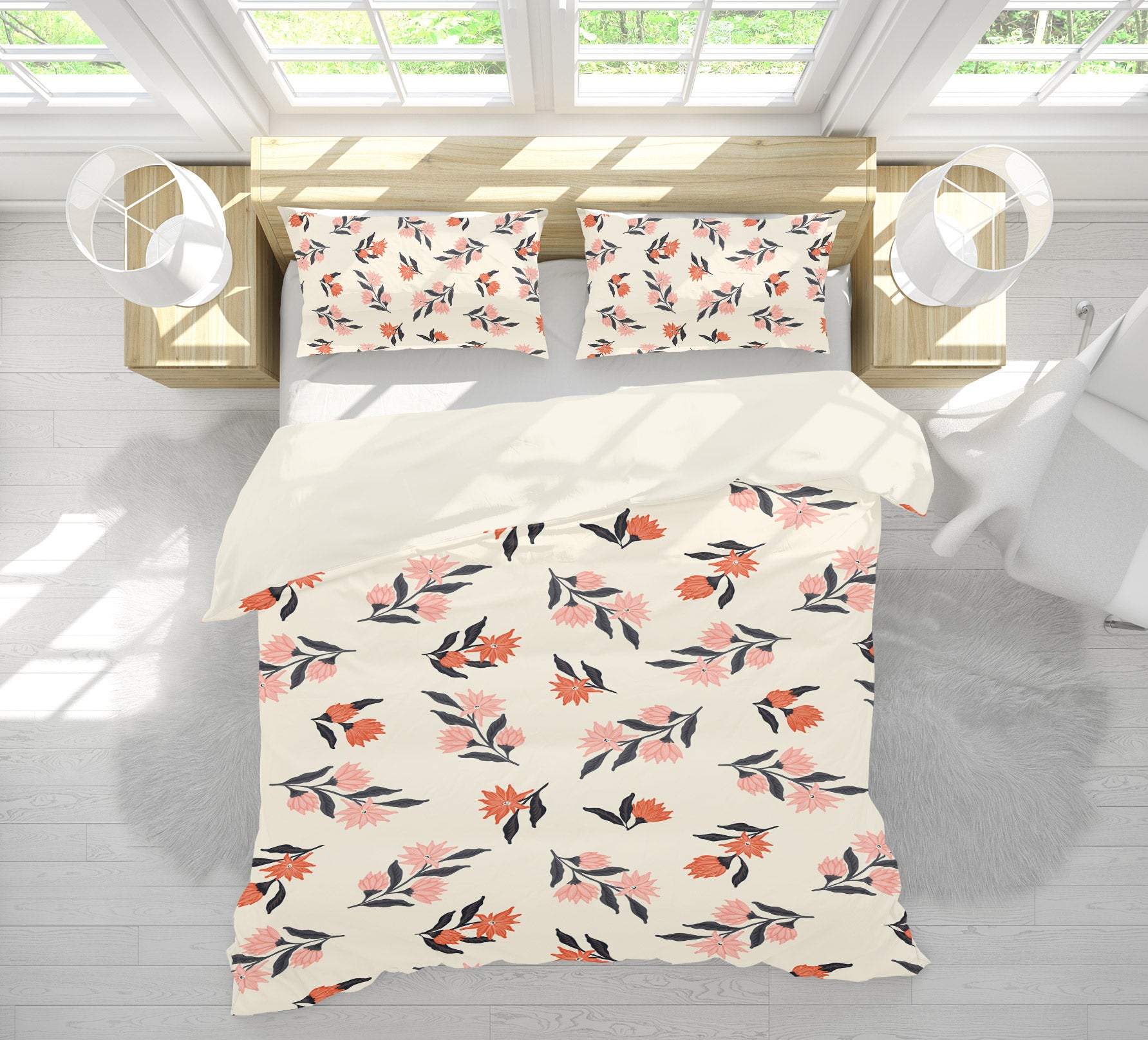 3D Pink Flowers Pattern 10997 Kashmira Jayaprakash Bedding Bed Pillowcases Quilt