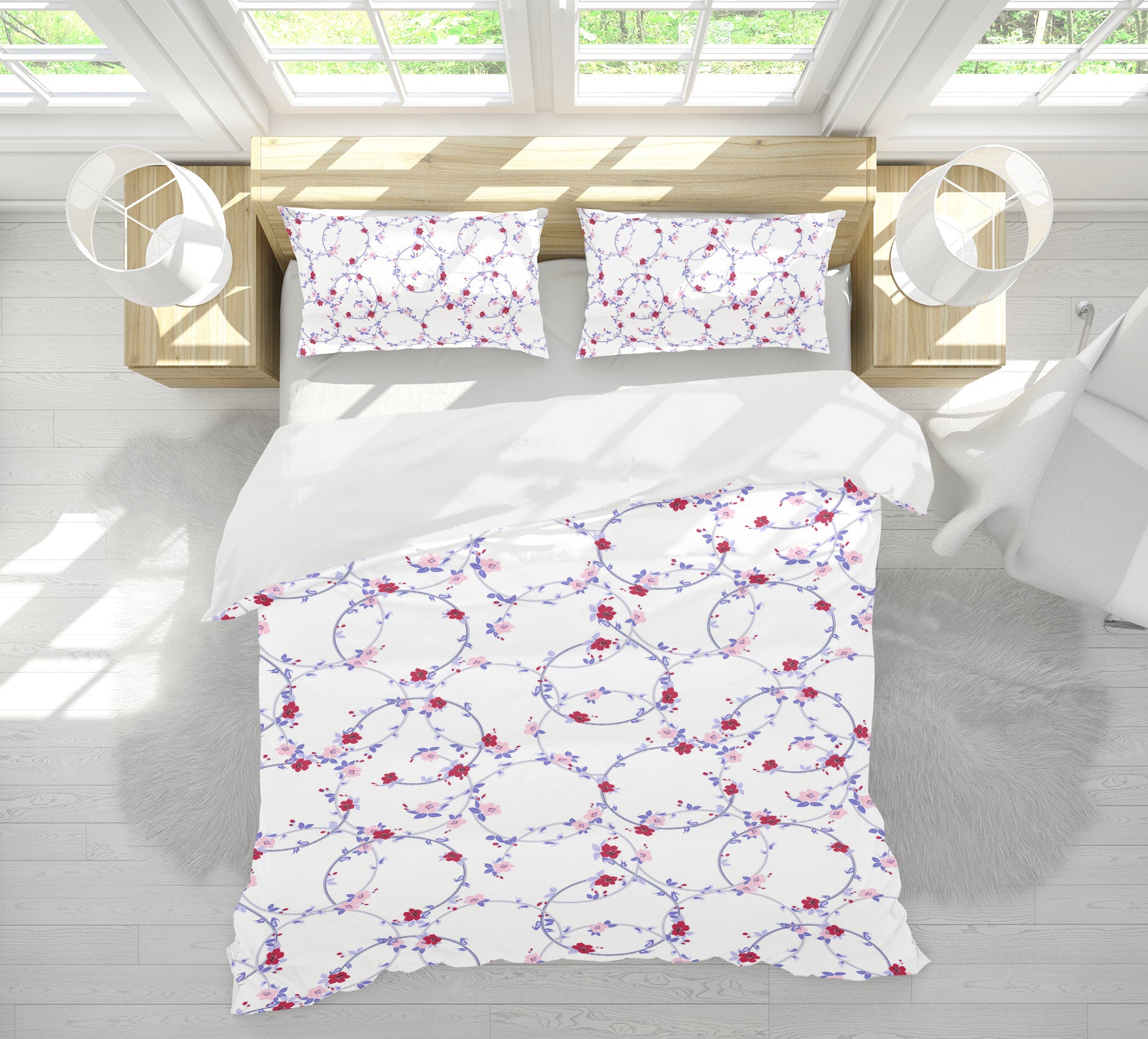 3D Wreath Pattern 10978 Kashmira Jayaprakash Bedding Bed Pillowcases Quilt