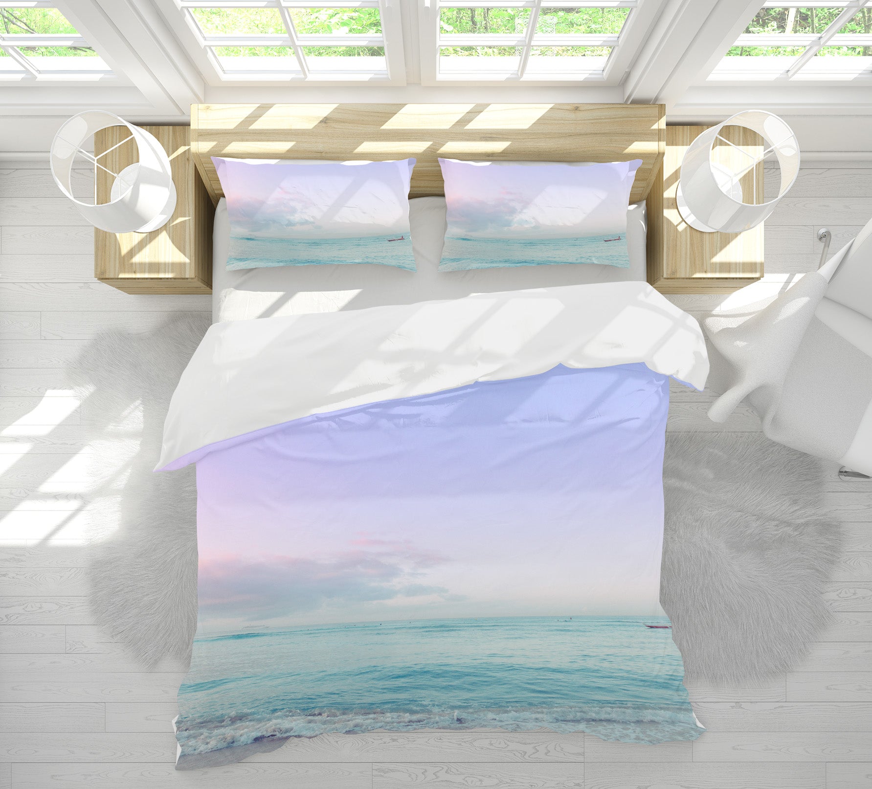 3D Purple Sky 2014 Noirblanc777 Bedding Bed Pillowcases Quilt