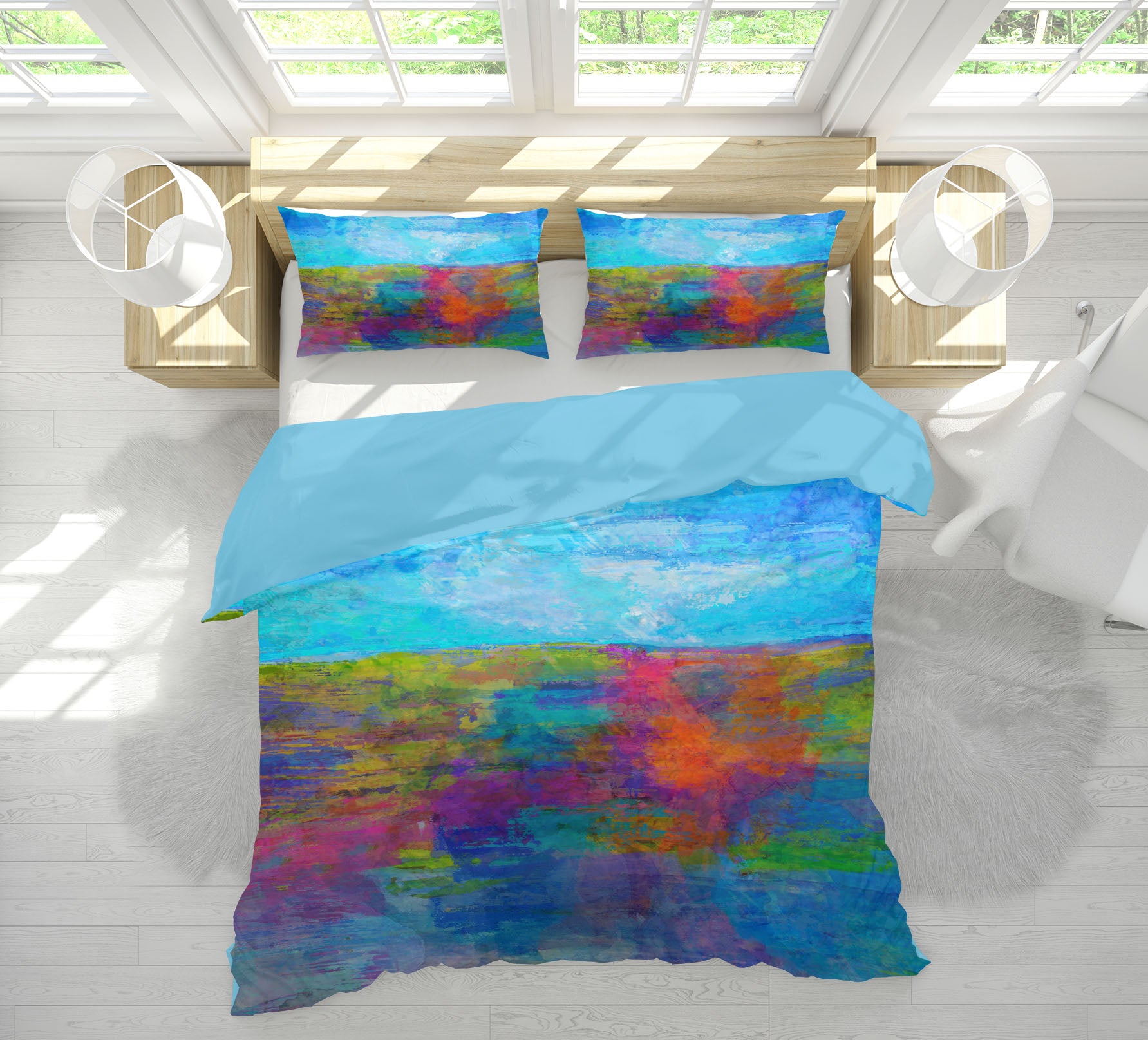 3D Colored Sea Floor 2116 Michael Tienhaara Bedding Bed Pillowcases Quilt