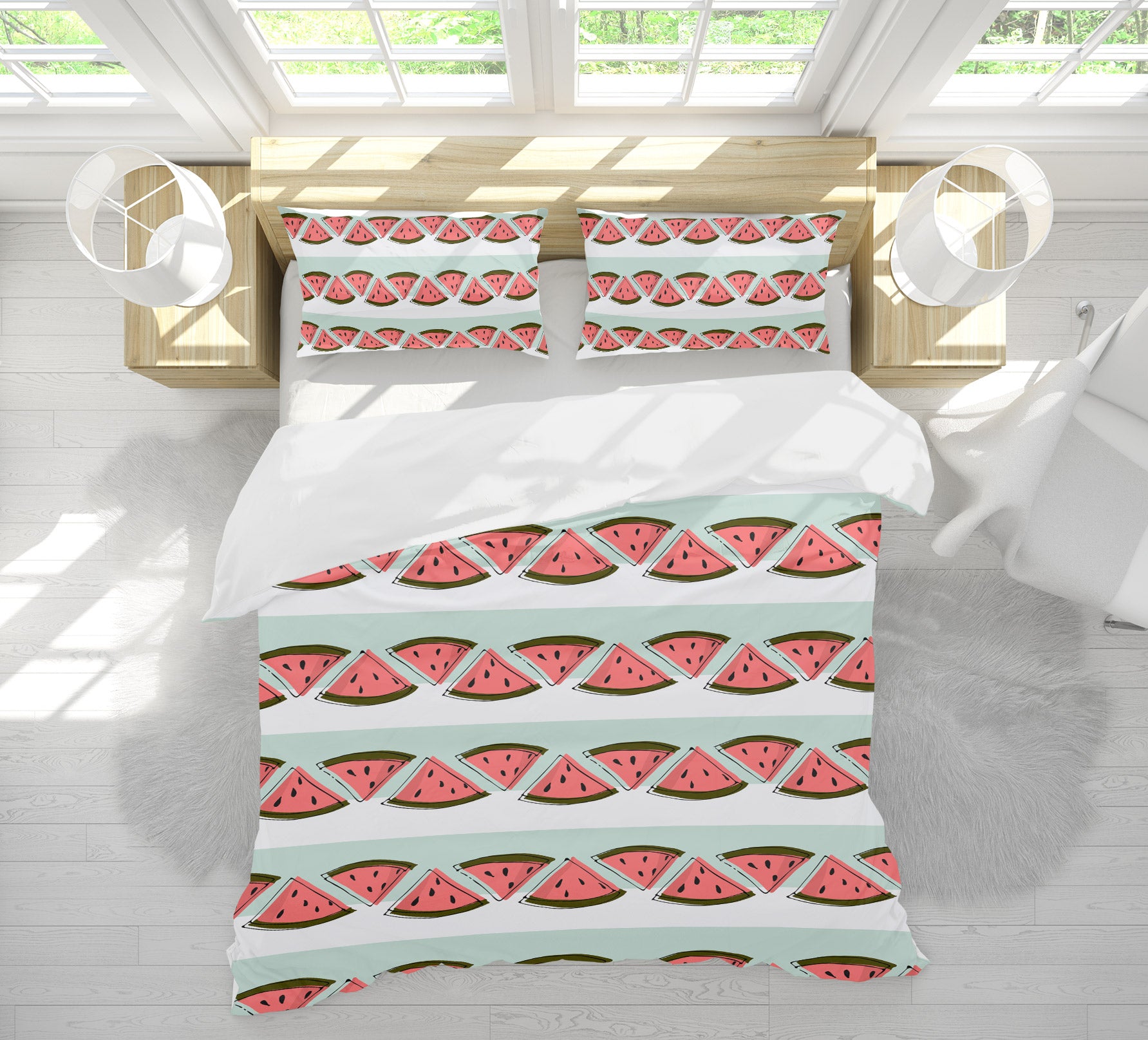 3D Watermelon 109145 Kashmira Jayaprakash Bedding Bed Pillowcases Quilt