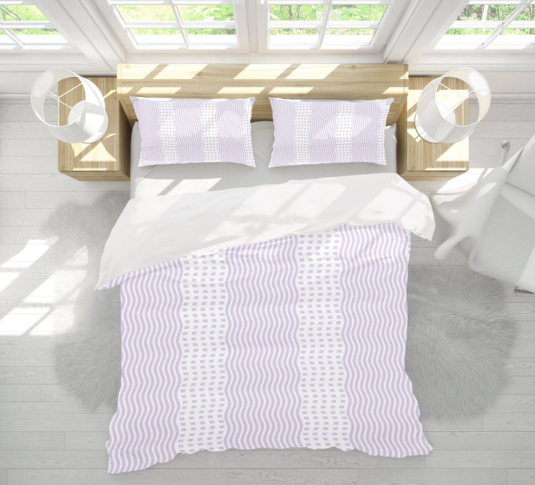 3D Light Pink Ripple Dots 98156 Kasumi Loffler Bedding Bed Pillowcases Quilt