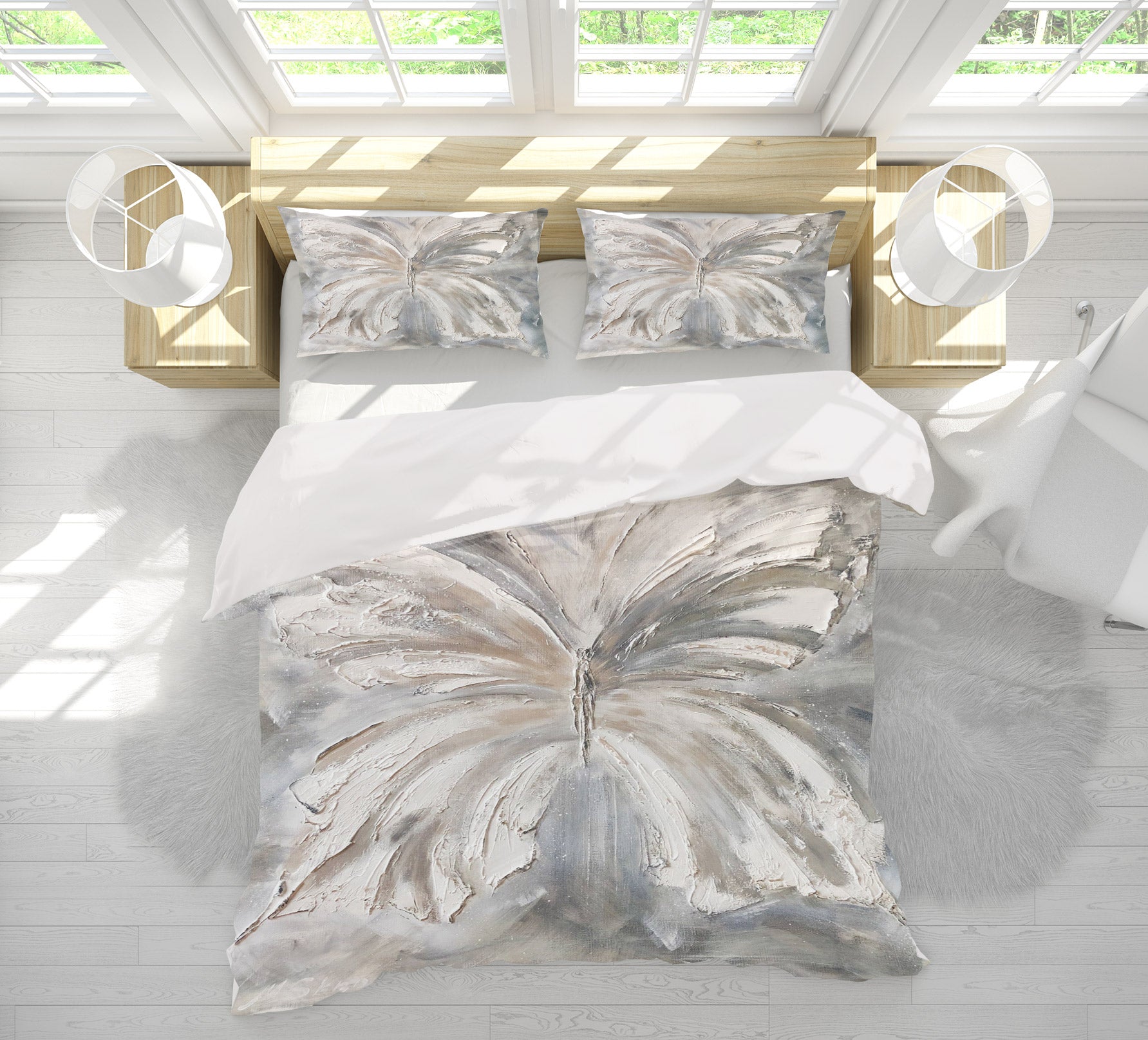 3D Pigment Butterfly 427 Skromova Marina Bedding Bed Pillowcases Quilt