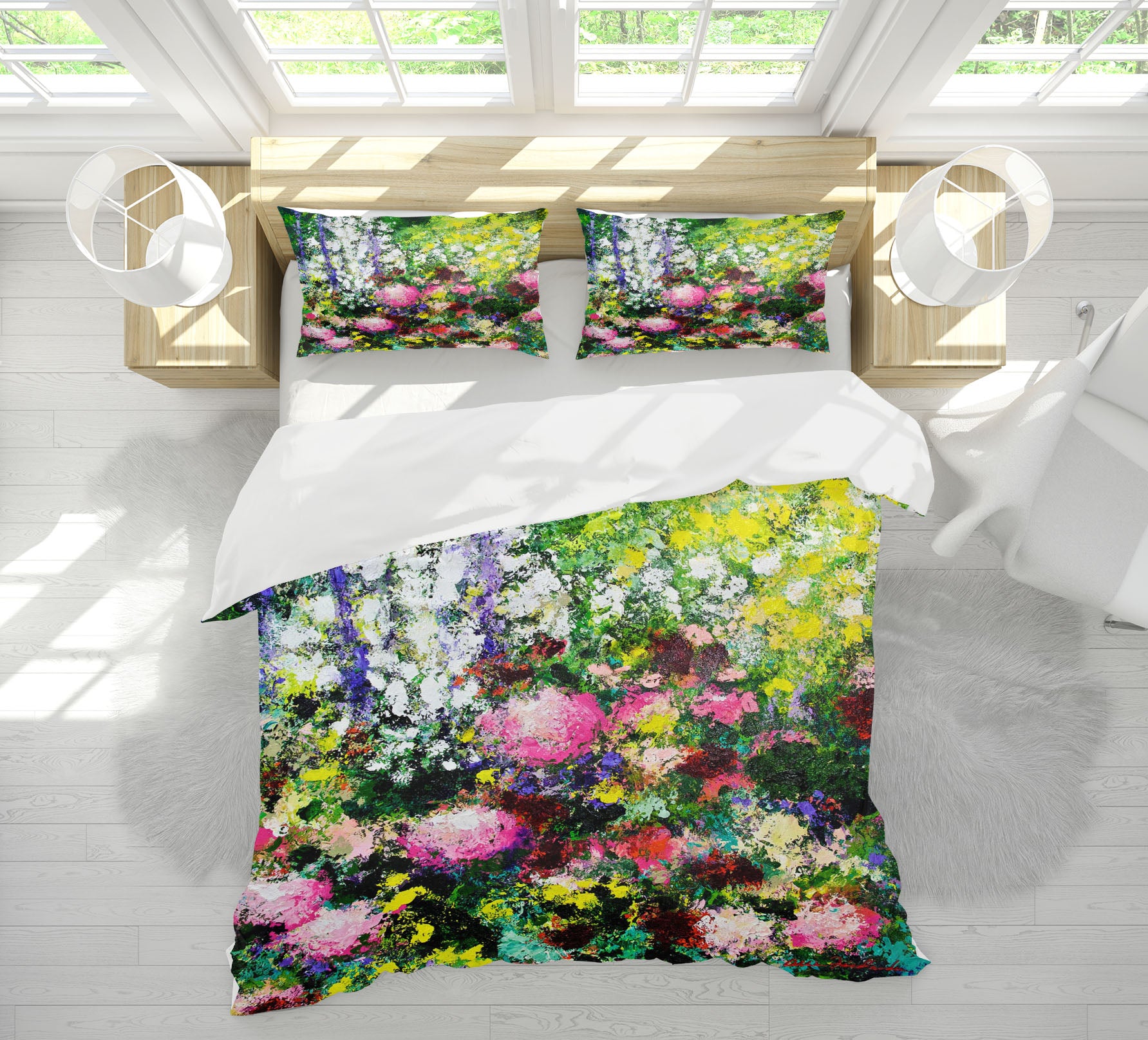 3D Trumpet Flowers 1074 Allan P. Friedlander Bedding Bed Pillowcases Quilt