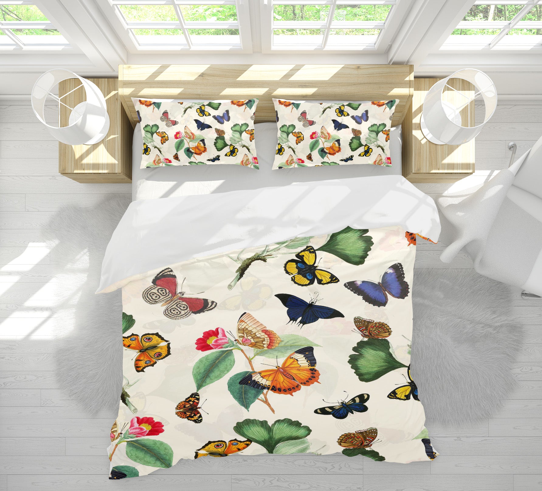 3D Color Butterfly 143 Uta Naumann Bedding Bed Pillowcases Quilt