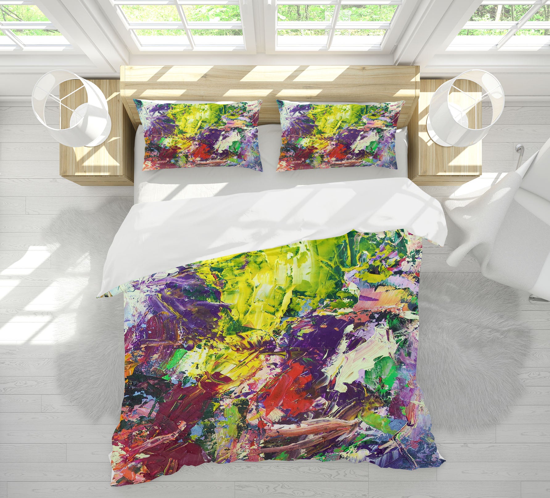 3D Color Pigment 1136 Allan P. Friedlander Bedding Bed Pillowcases Quilt