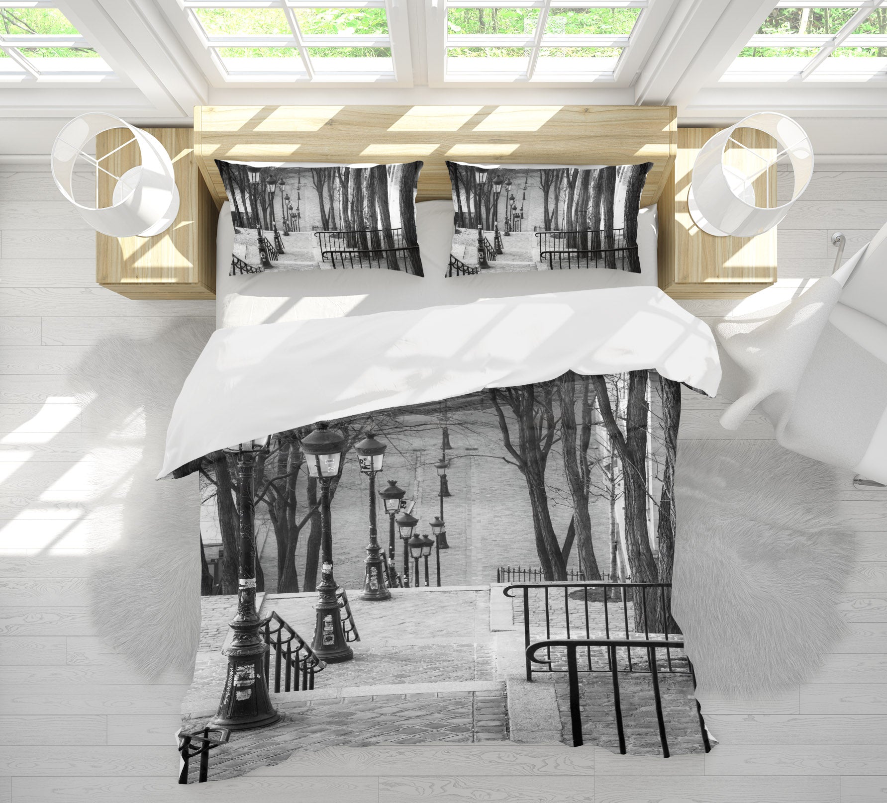 3D Street Lamp 7111 Assaf Frank Bedding Bed Pillowcases Quilt Cover Duvet Cover