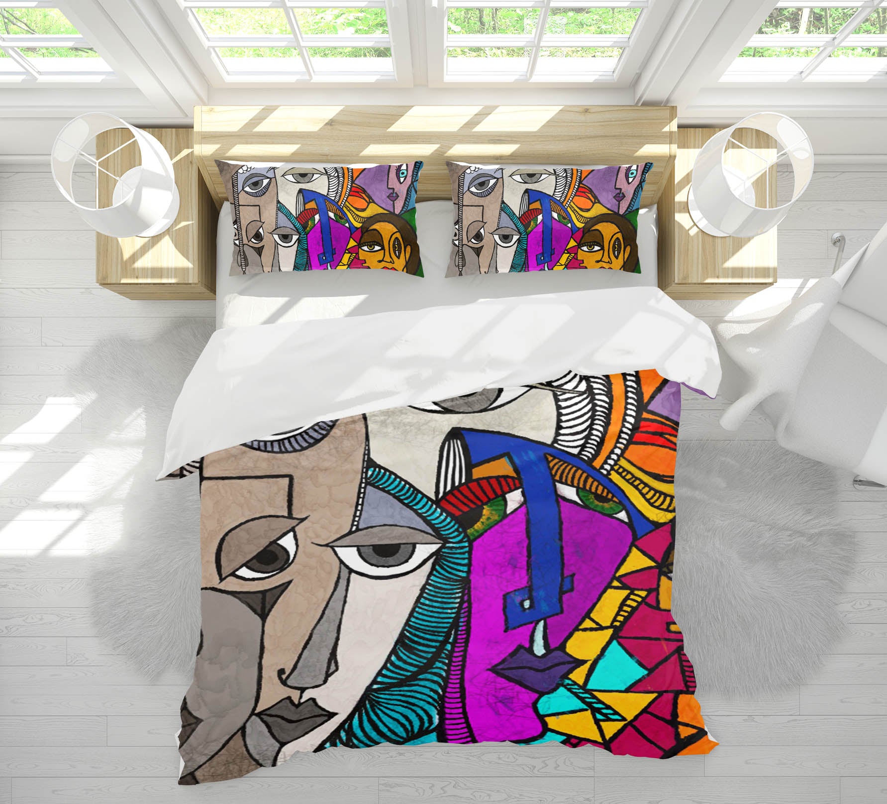3D Comic Doodle 3023 Jacqueline Reynoso Bedding Bed Pillowcases Quilt Cover Duvet Cover