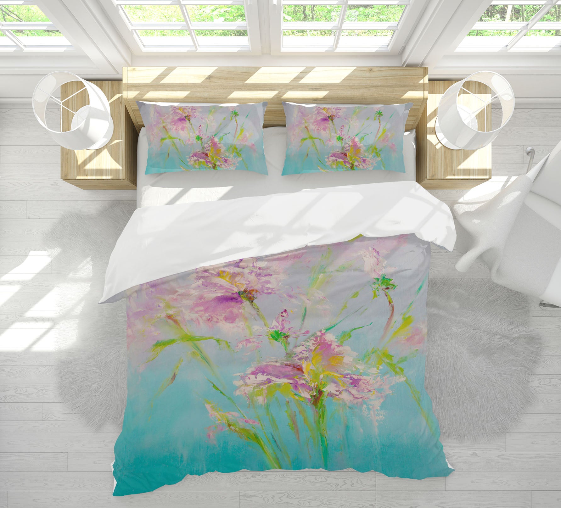 3D Pink Cute Bouquet 549 Skromova Marina Bedding Bed Pillowcases Quilt