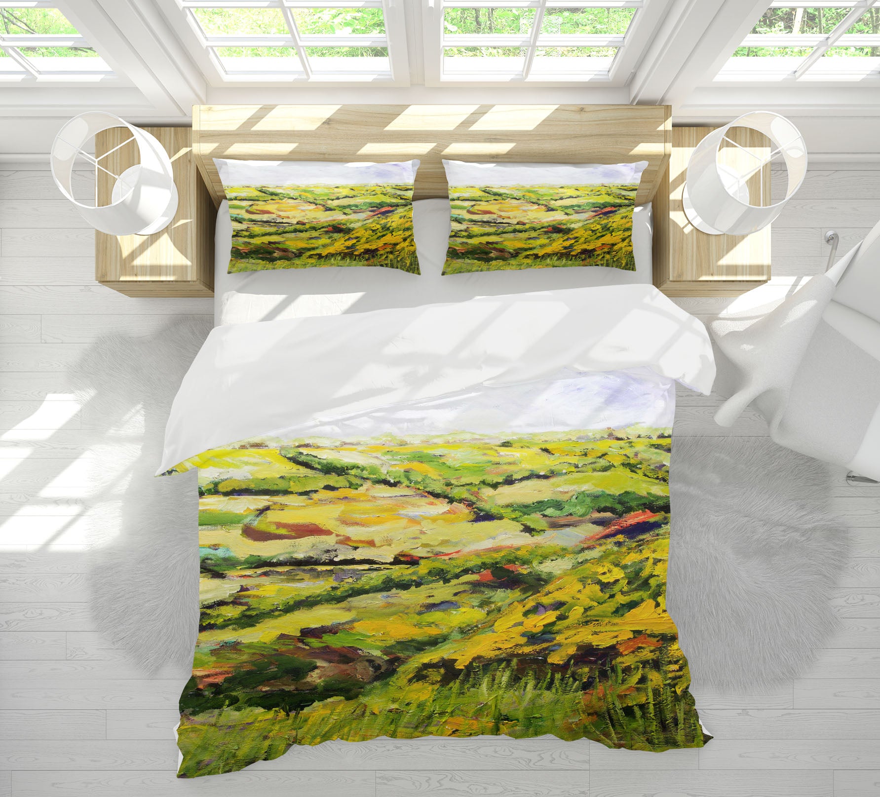 3D Grassland Pattern 1100 Allan P. Friedlander Bedding Bed Pillowcases Quilt