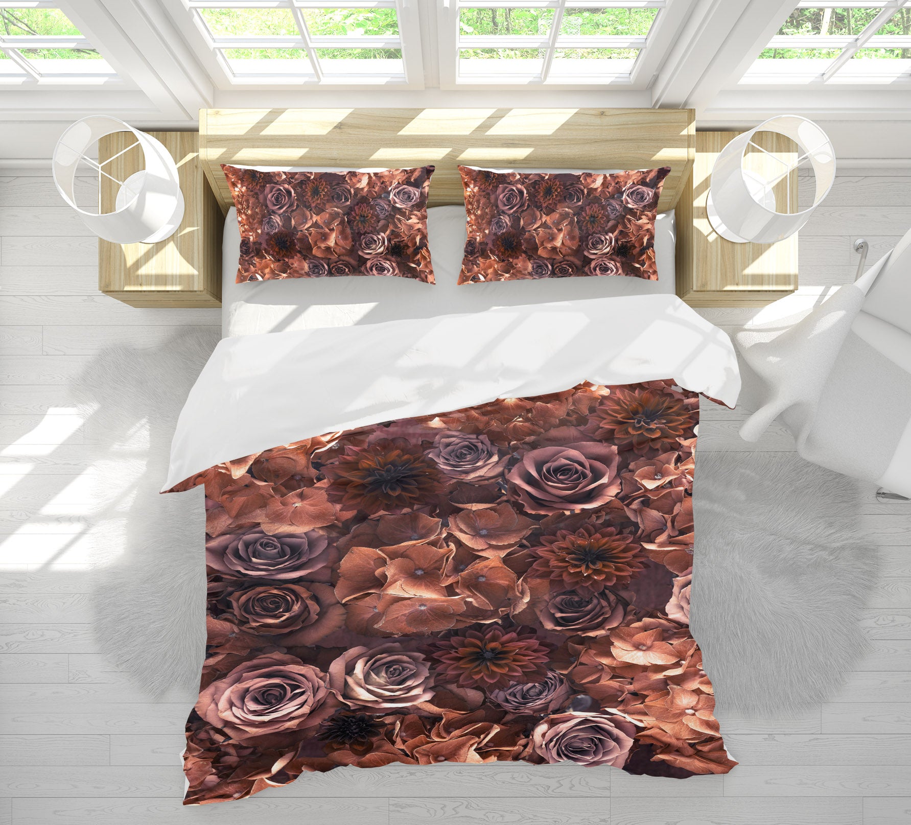 3D Rose Petal 7126 Assaf Frank Bedding Bed Pillowcases Quilt Cover Duvet Cover