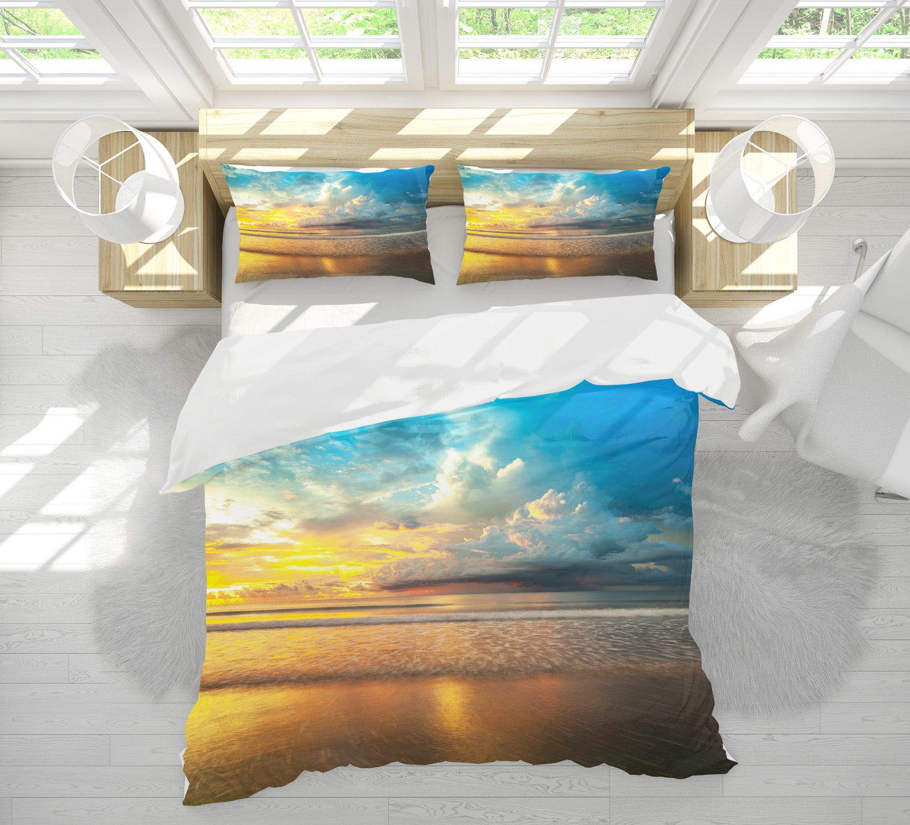 3D Beach Sky 85158 Assaf Frank Bedding Bed Pillowcases Quilt