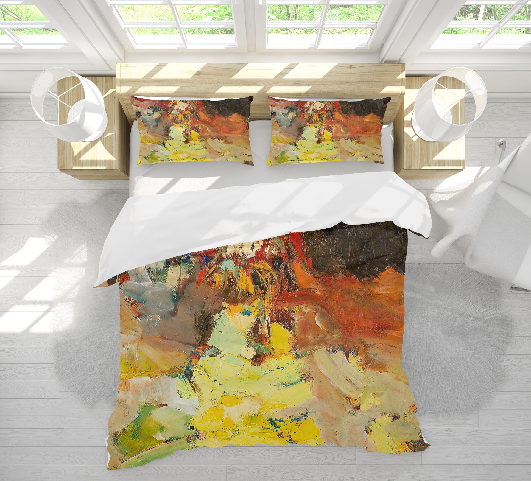 3D Color Oil Painting 2002 Allan P. Friedlander Bedding Bed Pillowcases Quilt