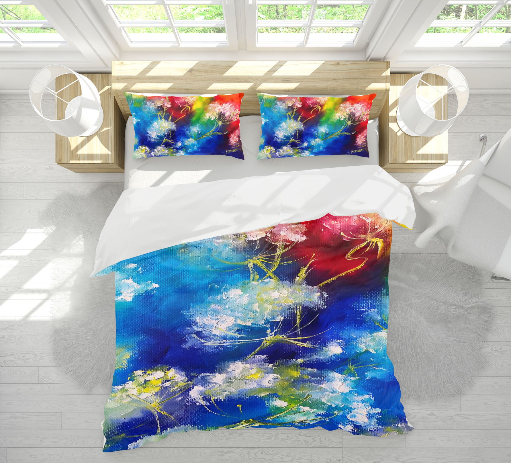 3D Painted Flowers 618 Skromova Marina Bedding Bed Pillowcases Quilt