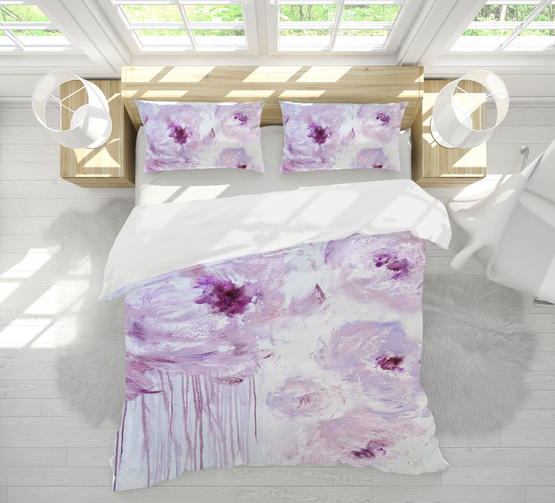 3D Pink Flowers 3791 Skromova Marina Bedding Bed Pillowcases Quilt Cover Duvet Cover